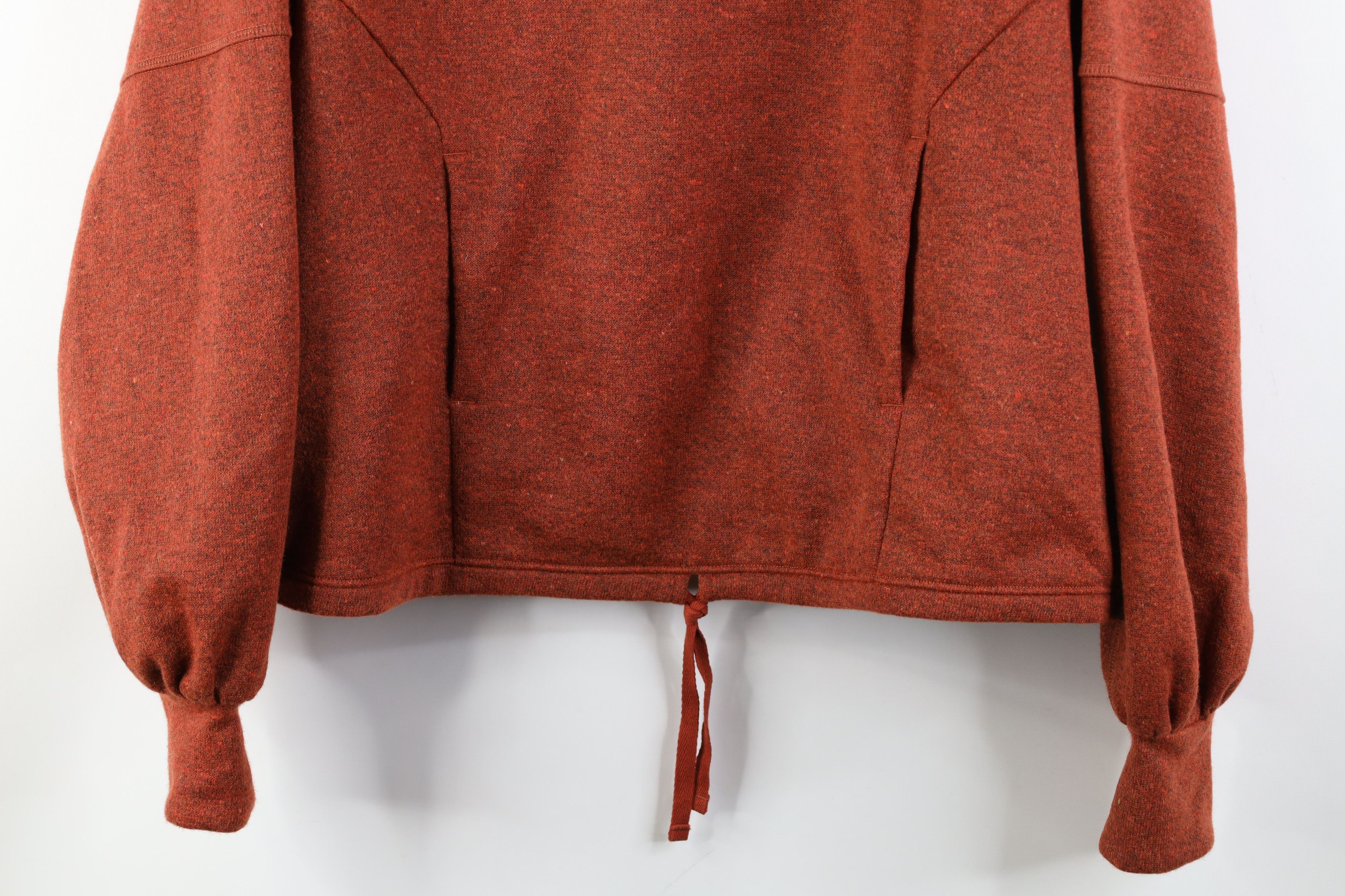 Prana prAna Breathe Boxy Oversized Cropped Hoodie Sweater Orange Size M / US 6-8 / IT 42-44 - 3 Thumbnail
