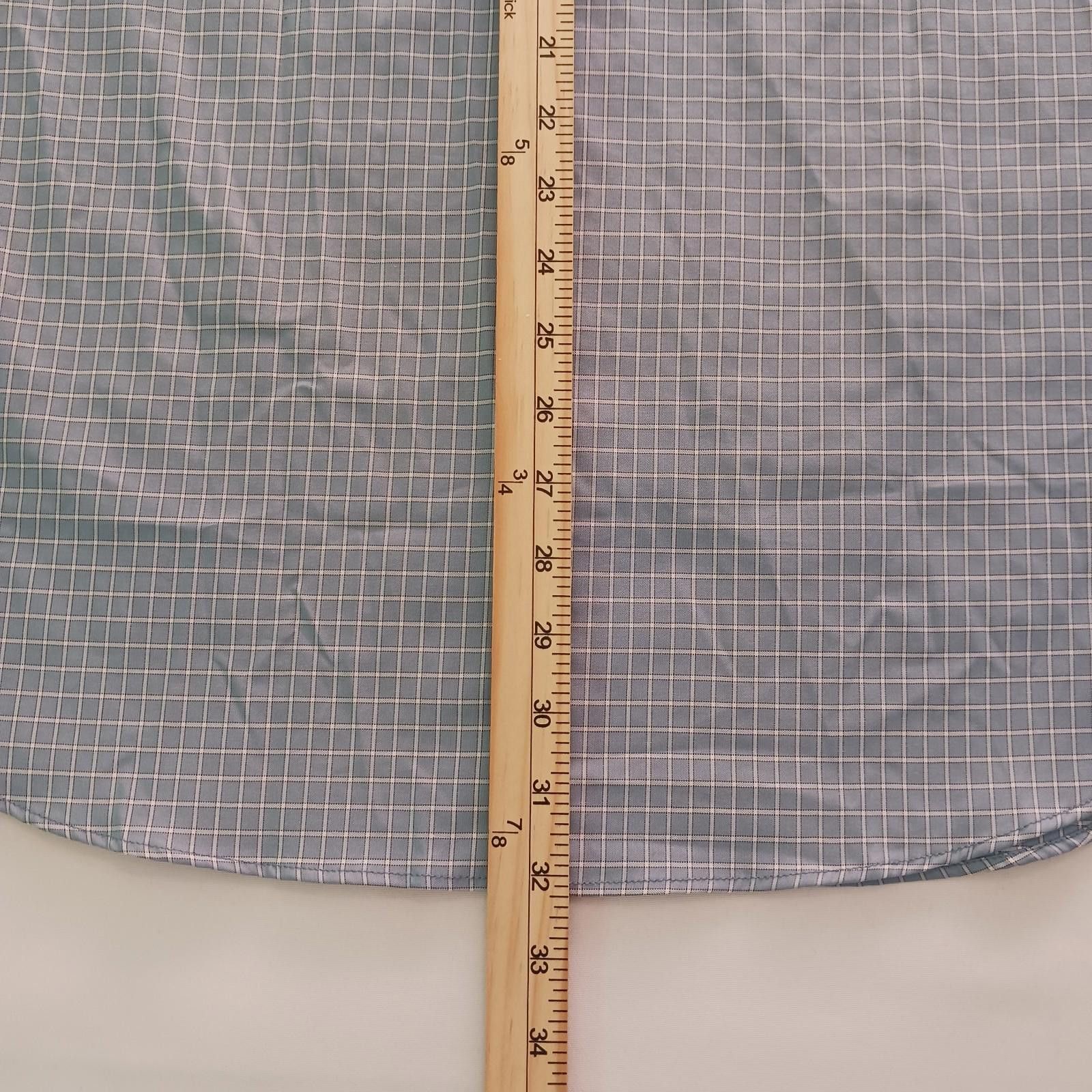 Banana Republic Banana Republic Men's XL Blue Plaid Cotton Slim Fit Shirt Size US XL / EU 56 / 4 - 6 Thumbnail