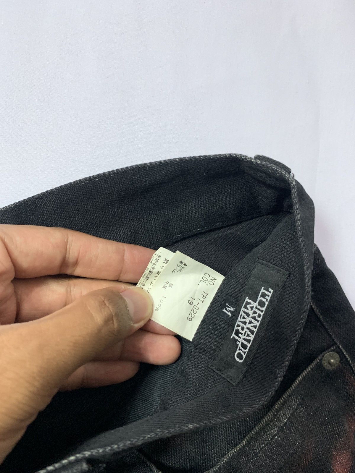Tornado Mart Tornado Mart Processed Low Rise Denim Size US 32 / EU 48 - 6 Thumbnail