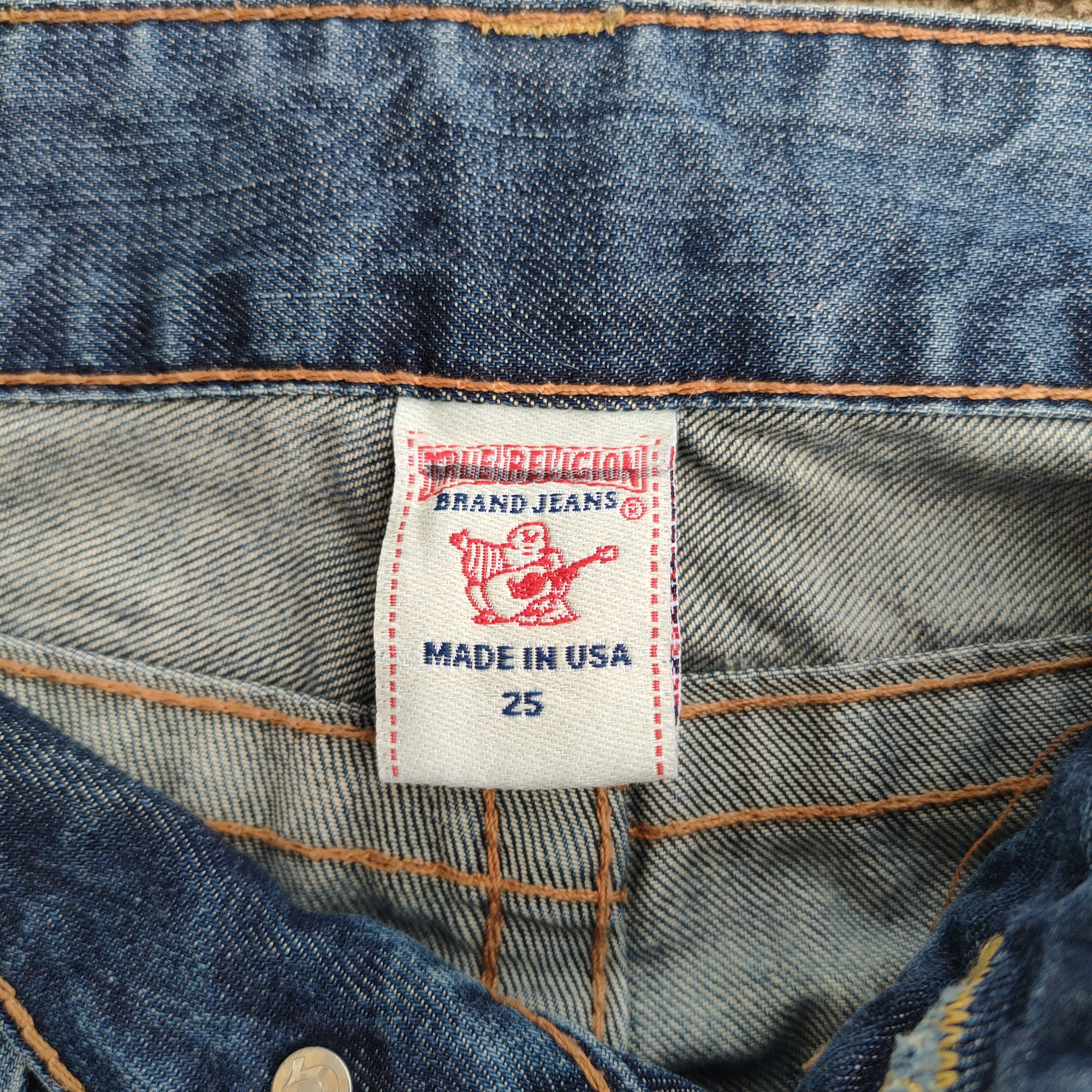 True Religion TRUE RELIGION FLARE RIPPED JEANS DENIM PANTS Size US 29 - 6 Thumbnail