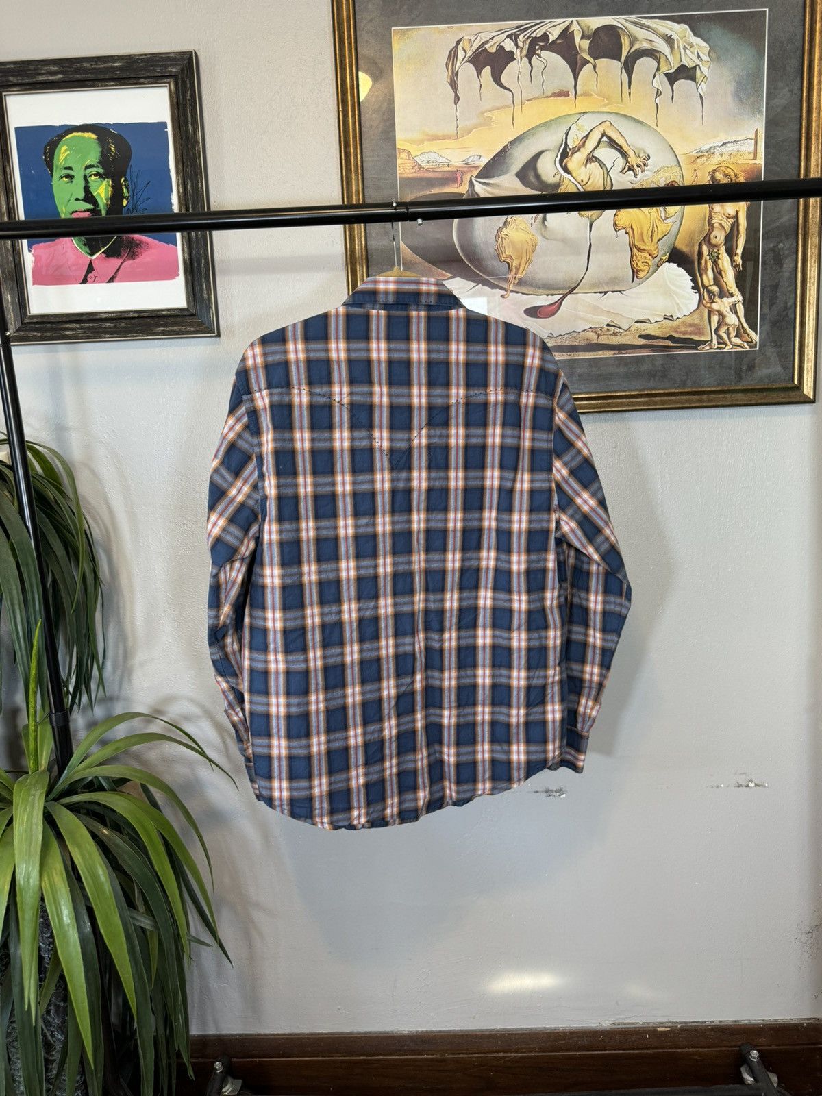 Vintage × Wrangler Vintage Wrangler Western Wear Shirt Size US L / EU 52-54 / 3 - 2 Thumbnail