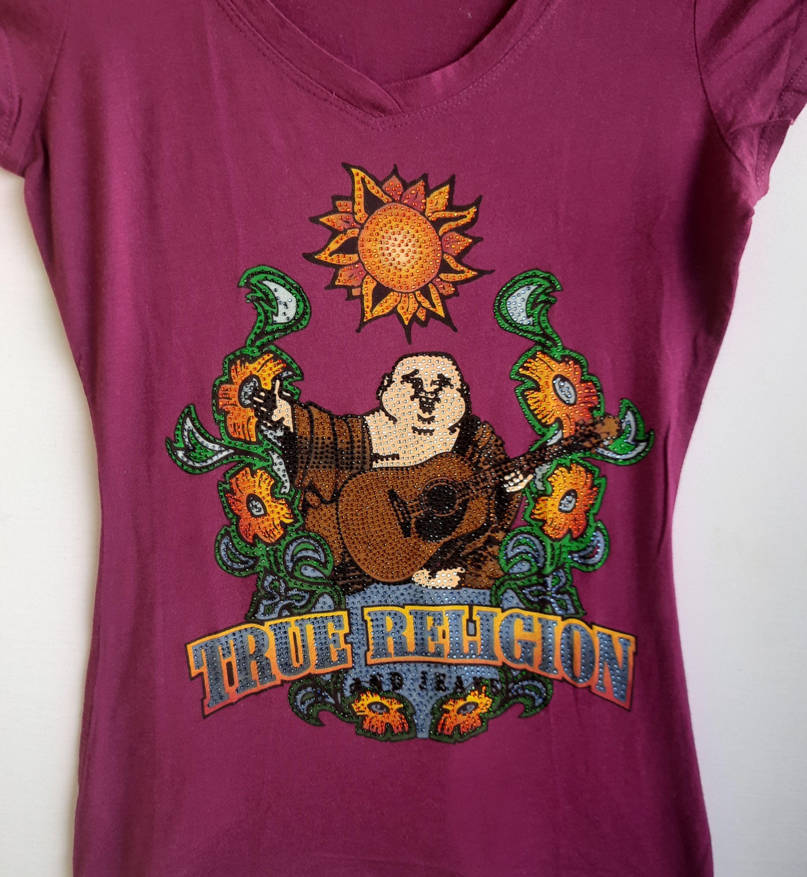 True Religion Y2K True Religion Beads T-Shirt Size XS / US 0-2 / IT 36-38 - 3 Thumbnail
