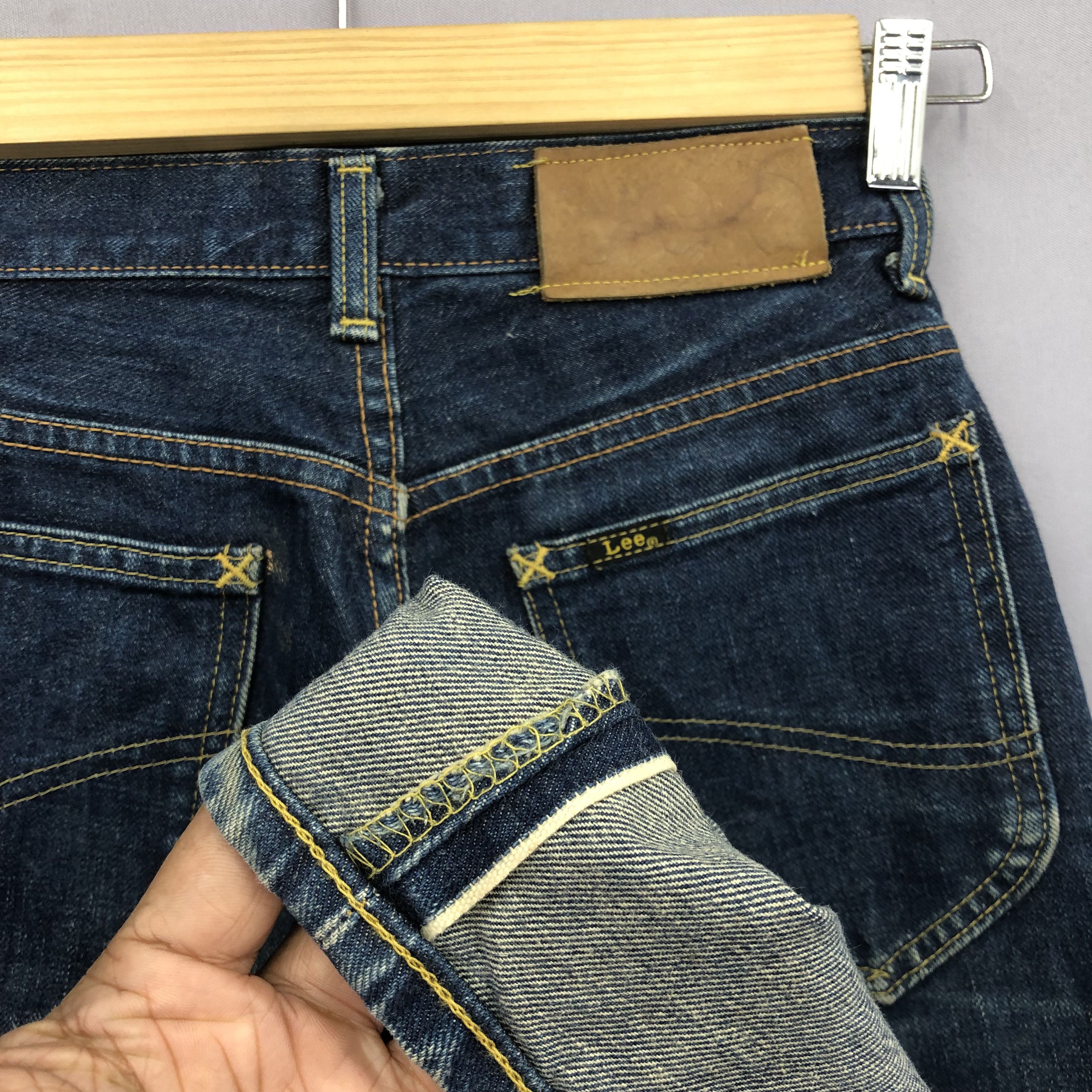 Lee Vintage 80s Lee Rider Selvedge Jeans Faded Light Wash Denim Size 24" / US 00 / IT 34 - 7 Thumbnail