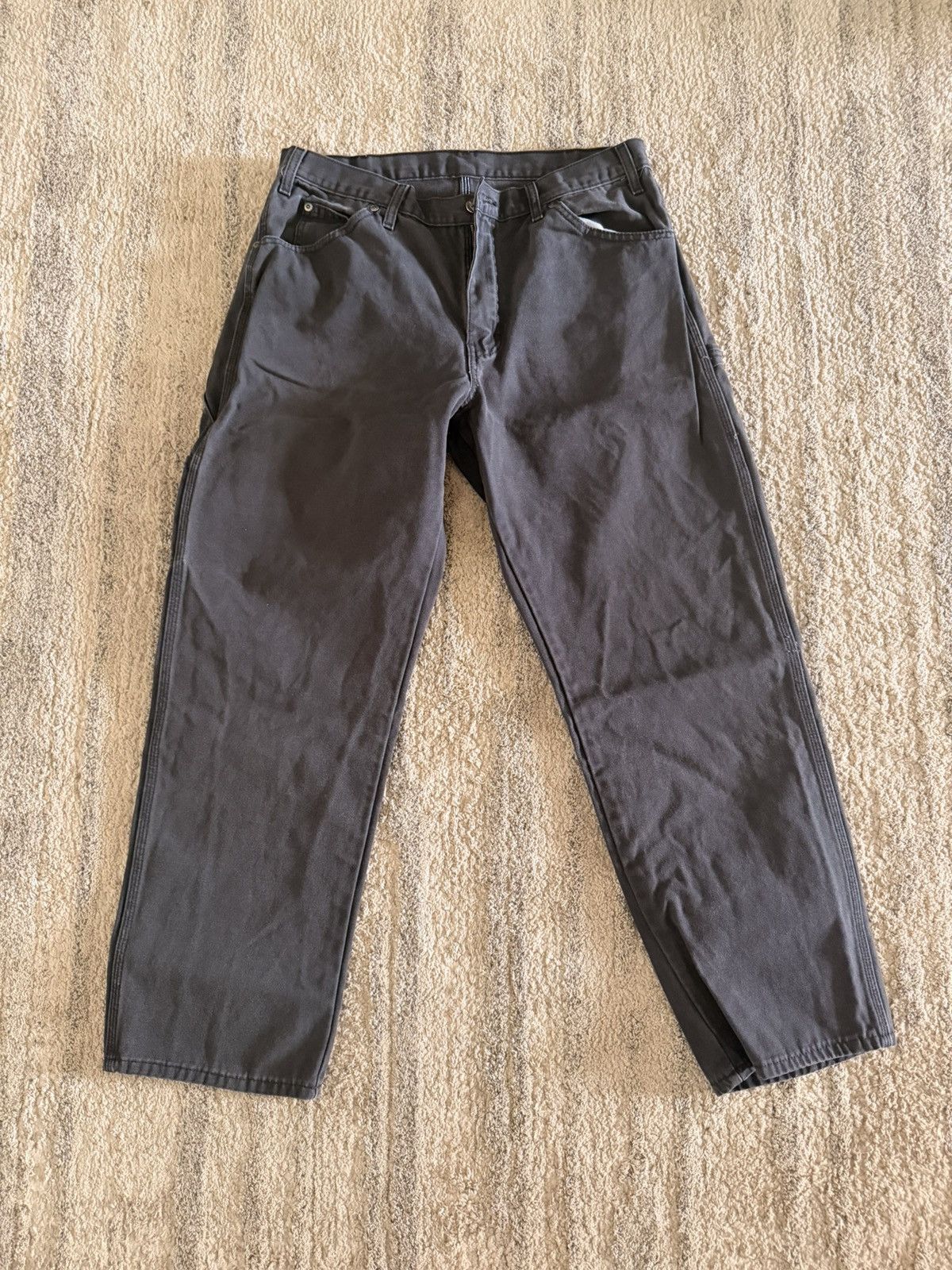 Dickies Vintage Black Dickie Cargos Size US 33 - 1 Thumbnail