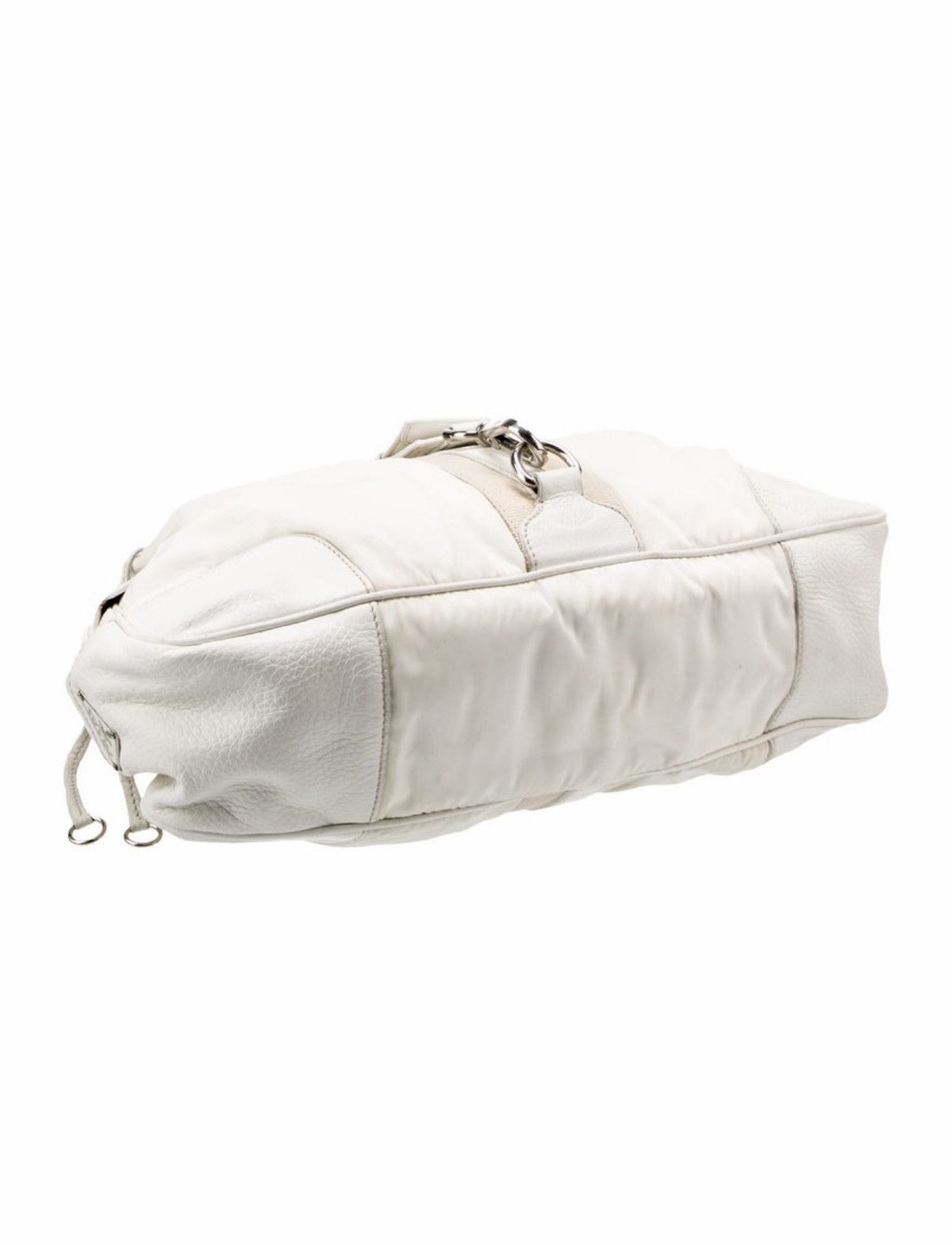 Prada RARE Prada white nylon shoulder bag cream Size ONE SIZE - 4 Thumbnail