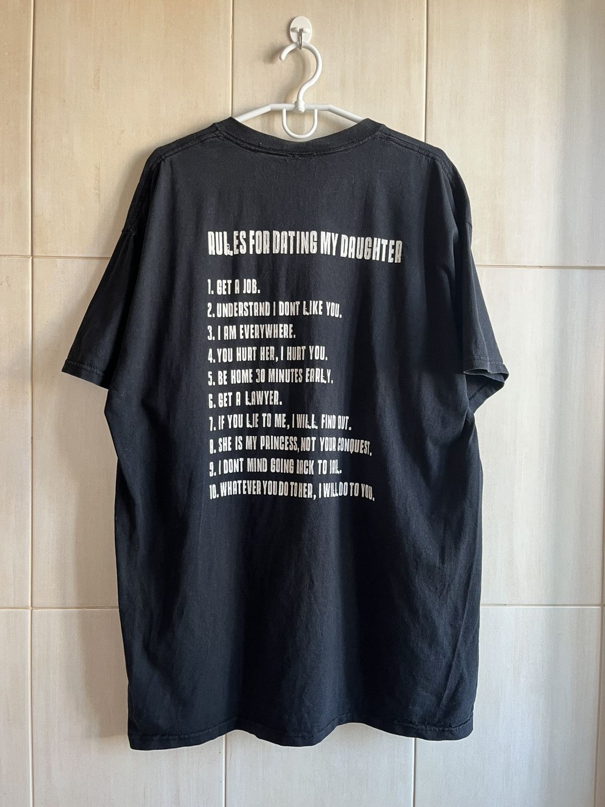 Fruit Of The Loom × Vintage T-shirt Get The 411 Mens Size US XL / EU 56 / 4 - 5 Thumbnail