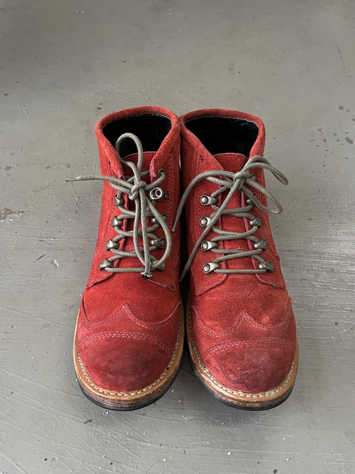Dirk Bikkembergs WHOOP-DE-DOO SUEDE LEATHER WINGTIP BOOTS Size US 9 / EU 42 - 3 Thumbnail