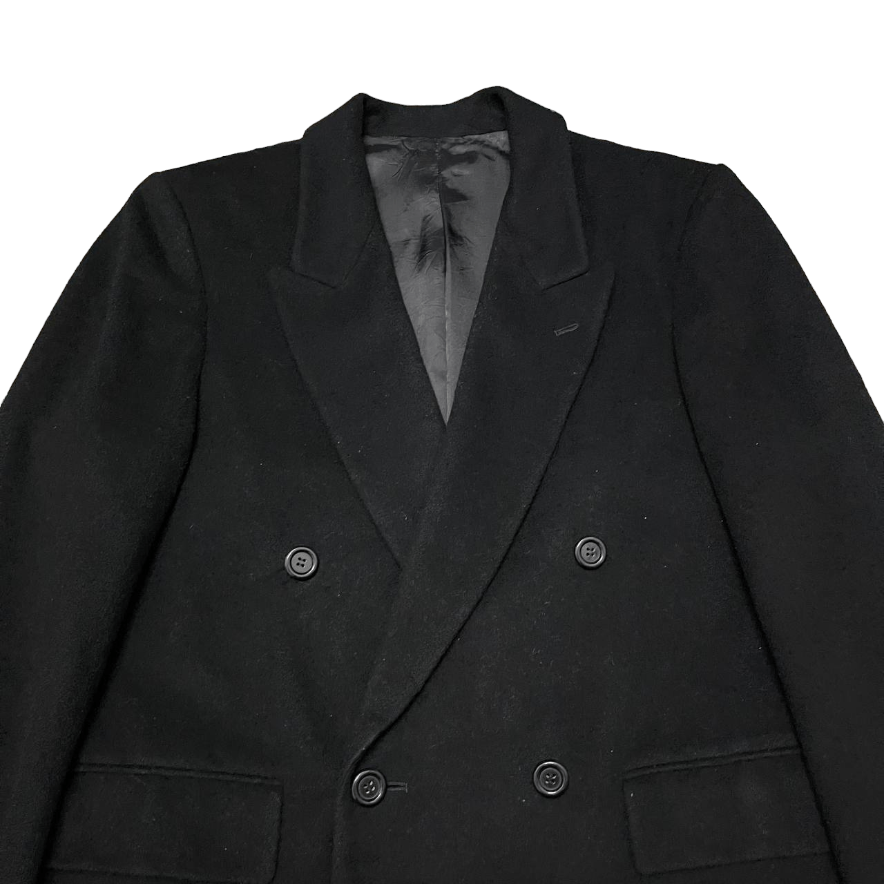 Valentino Vintage Giorgio Valentino Wool Long Coat Double Breasted Size US L / EU 52-54 / 3 - 2 Thumbnail