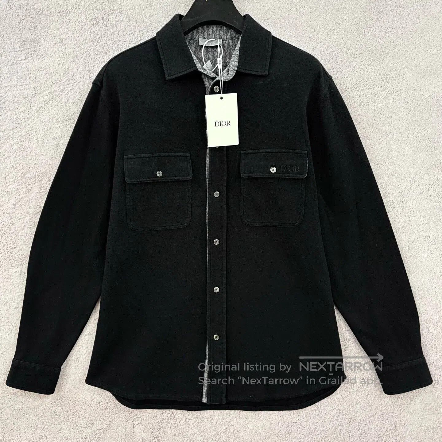Dior Dior Cotton-Lined Full-Print Long-Sleeve Shirt. Size US S / EU 44-46 / 1 - 1 Thumbnail