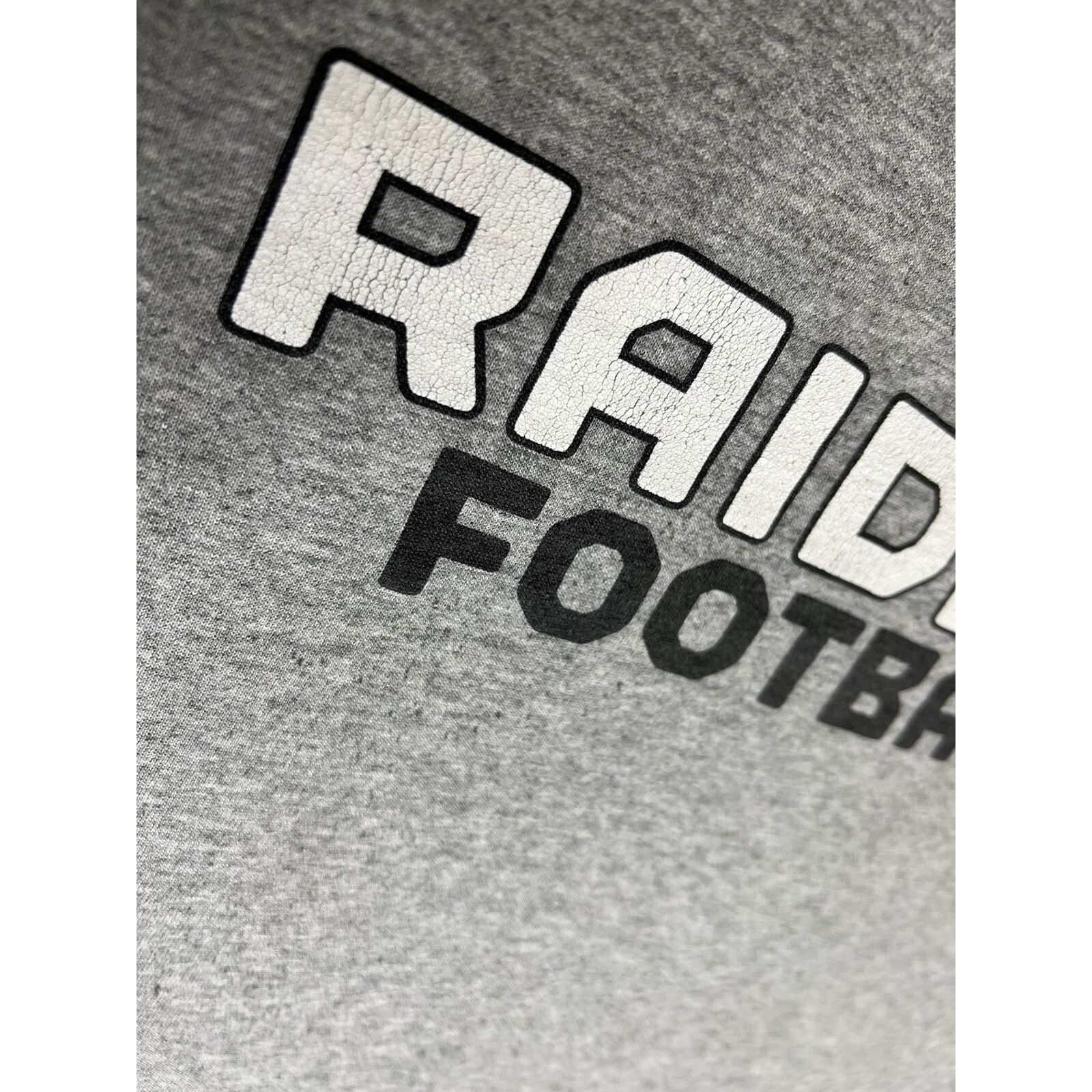 Reebok Vintage Oakland Raiders T-Shirt Size Large Gray by Reebok “R Size US L / EU 52-54 / 3 - 3 Thumbnail