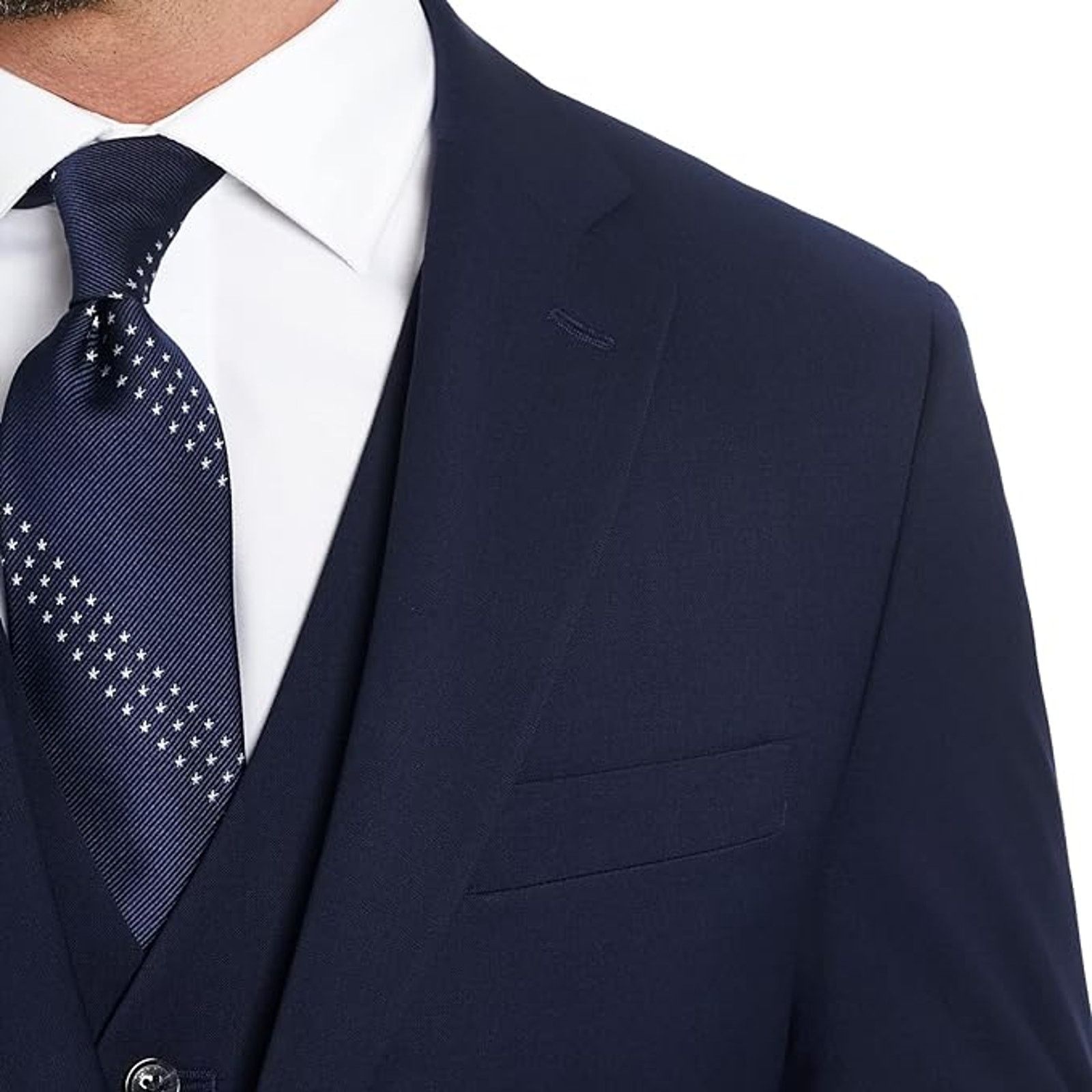 Tommy Hilfiger Tommy Hilfiger Men's Wool Modern-Fit Suit Jacket Size 38R Size 38R - 3 Thumbnail