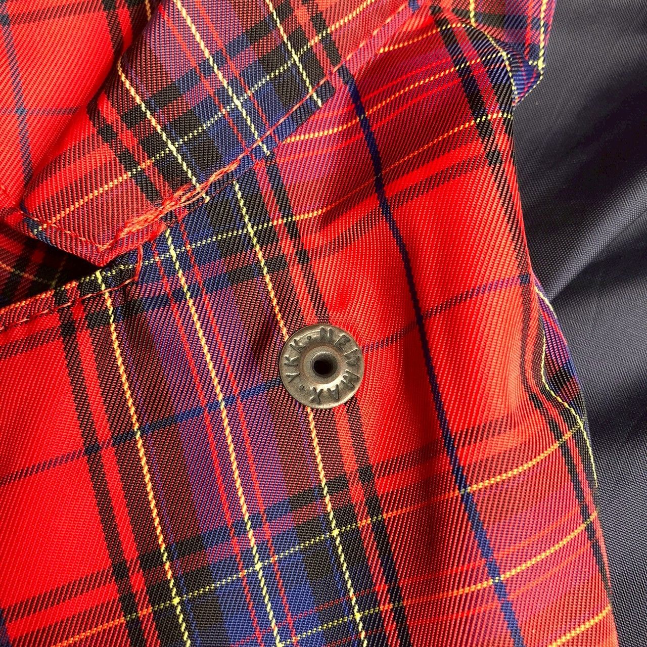Journal Standard Vintage Y2K Journal Standard Red Tartan Nylon Coat Size US M / EU 48-50 / 2 - 9 Thumbnail