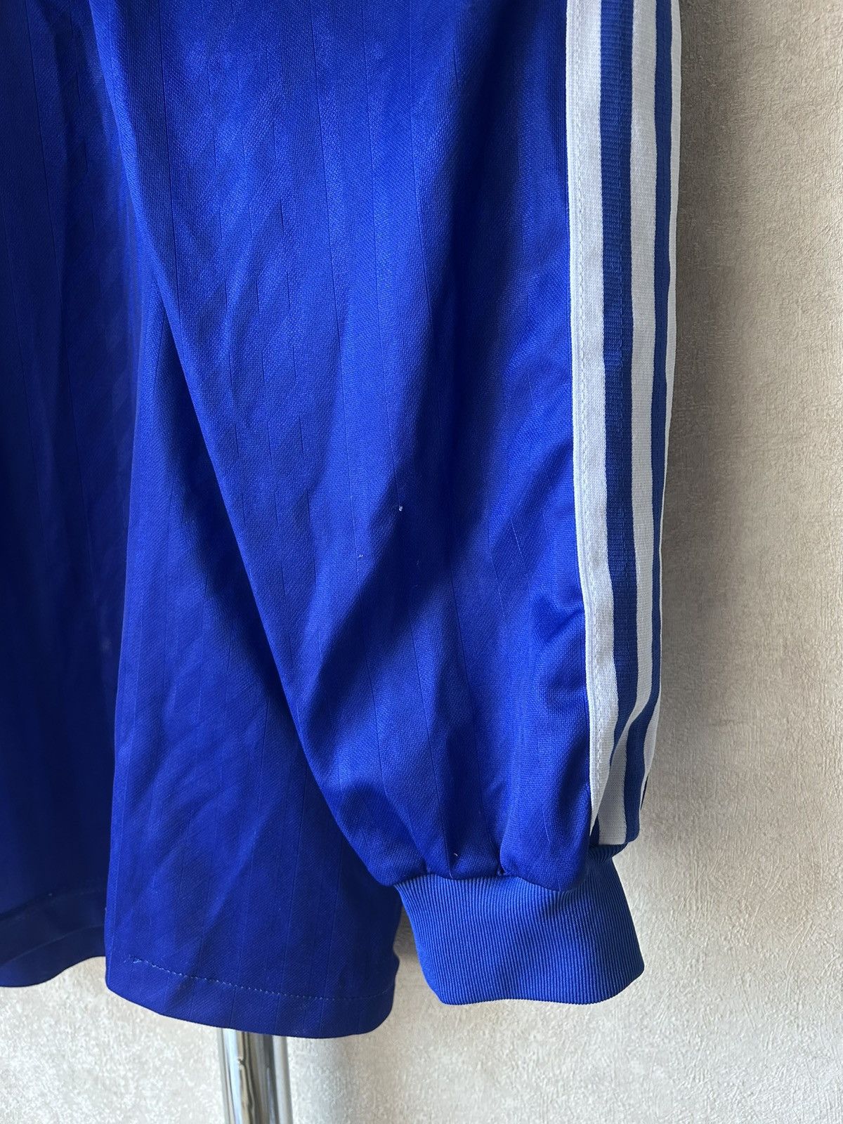 Adidas Vintage 90s Adidas Diamond Print Long Sleeve Soccer Jersey Size US XL / EU 56 / 4 - 10 Thumbnail