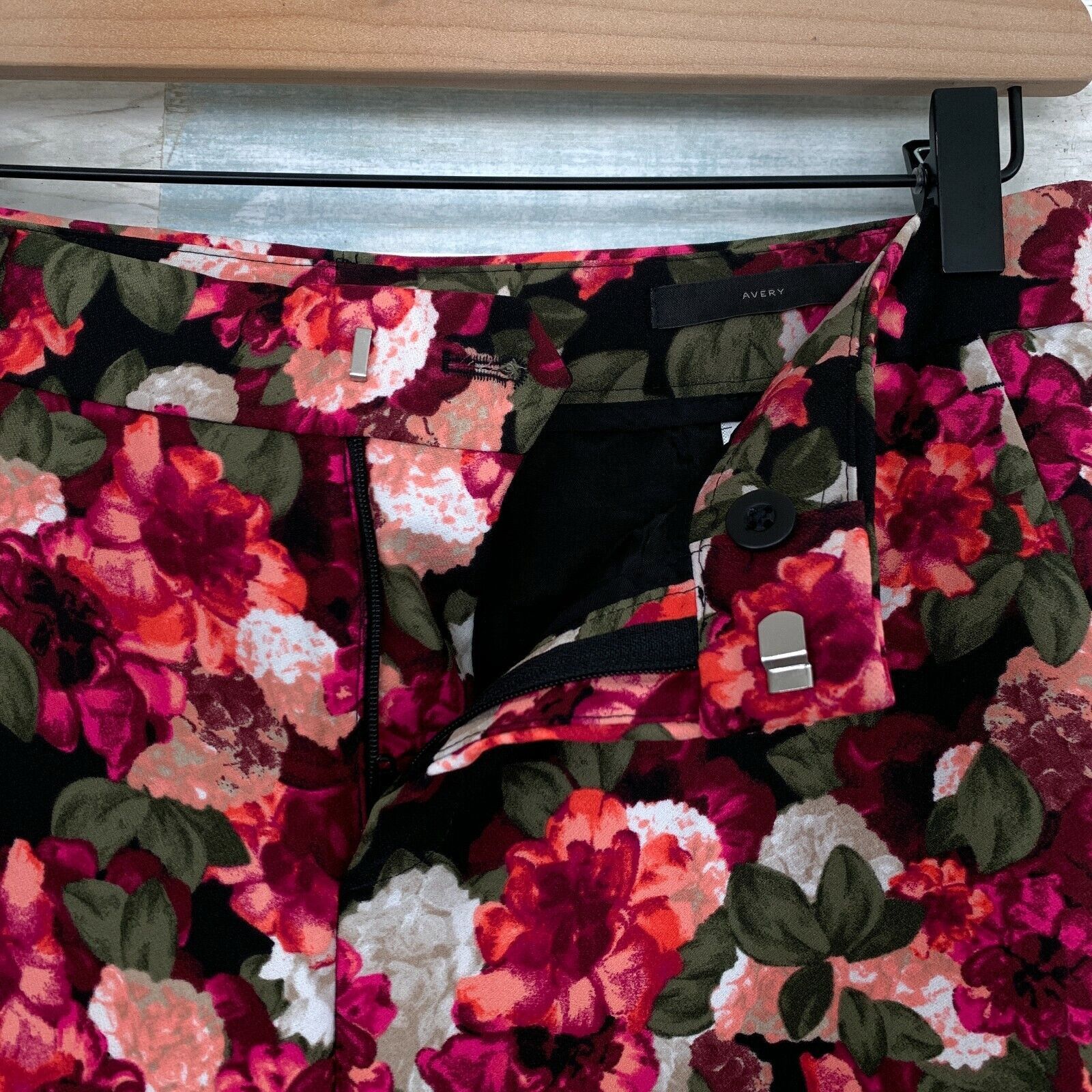 Banana Republic Banana Republic Floral Avery Ankle Dress Pants Womens 4 Size 27" / US 4 / IT 40 - 4 Thumbnail