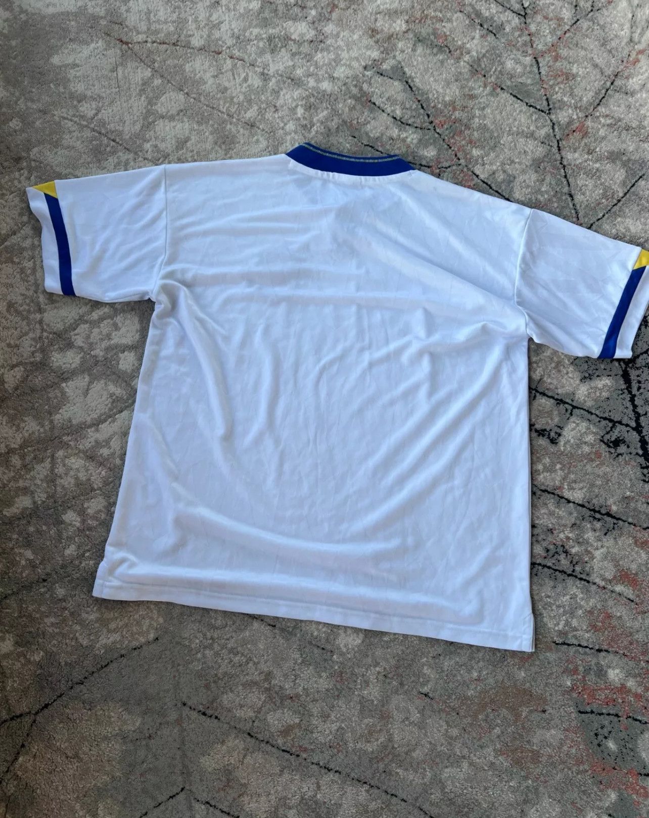 Vintage Leeds United Retro Evening Post Jersey Size US XXL / EU 58 / 5 - 6 Thumbnail