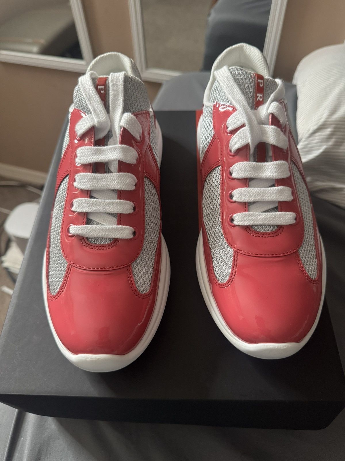 Prada Prada soft rubber cup sneakers Size 39 Size US 8.5 / IT 38.5 - 1 Thumbnail