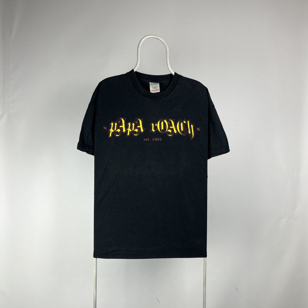 Band Tees Vintage Papa Roach Shirt Rare Jersey Over Print 2000 size XL Size US XL / EU 56 / 4 - 1 Thumbnail