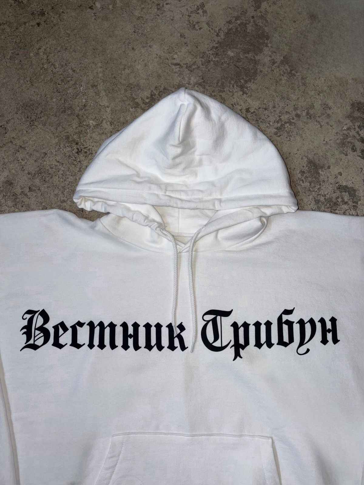 Yeezy YZY Gosha HD-01 White Hoodie Size US S / EU 44-46 / 1 - 2 Thumbnail