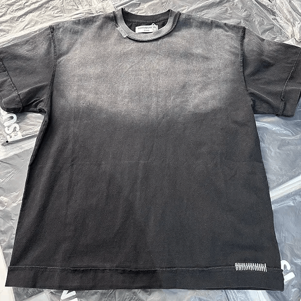 Japanese Brand Vintage Gradient Street Hip Hop Short Sleeve T-Shirt Size US L / EU 52-54 / 3 - 3 Thumbnail