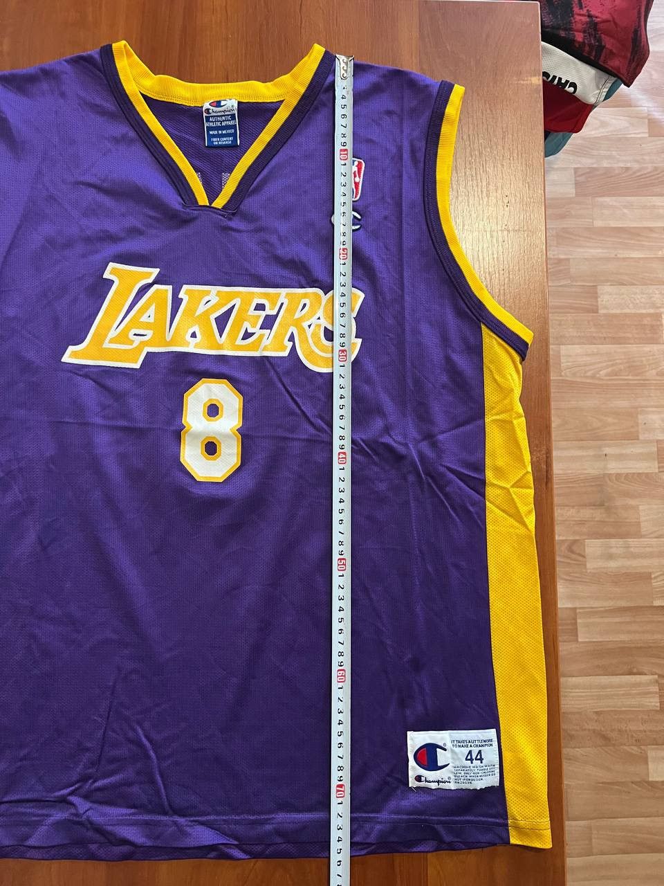 NBA RARE LOS ANGELES LAKERS #8 BRYANT CHAMPION BASKETBALL JERSEY Size US M / EU 48-50 / 2 - 15 Thumbnail