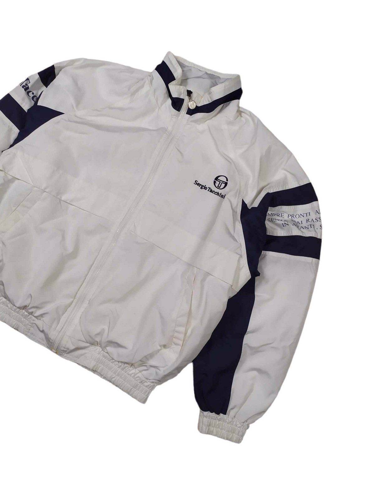 Sergio Tacchini VINTAGE 🔥 Sergio Tacchini Nylon Big Logo Spell Out Jacket Size US L / EU 52-54 / 3 - 2 Thumbnail