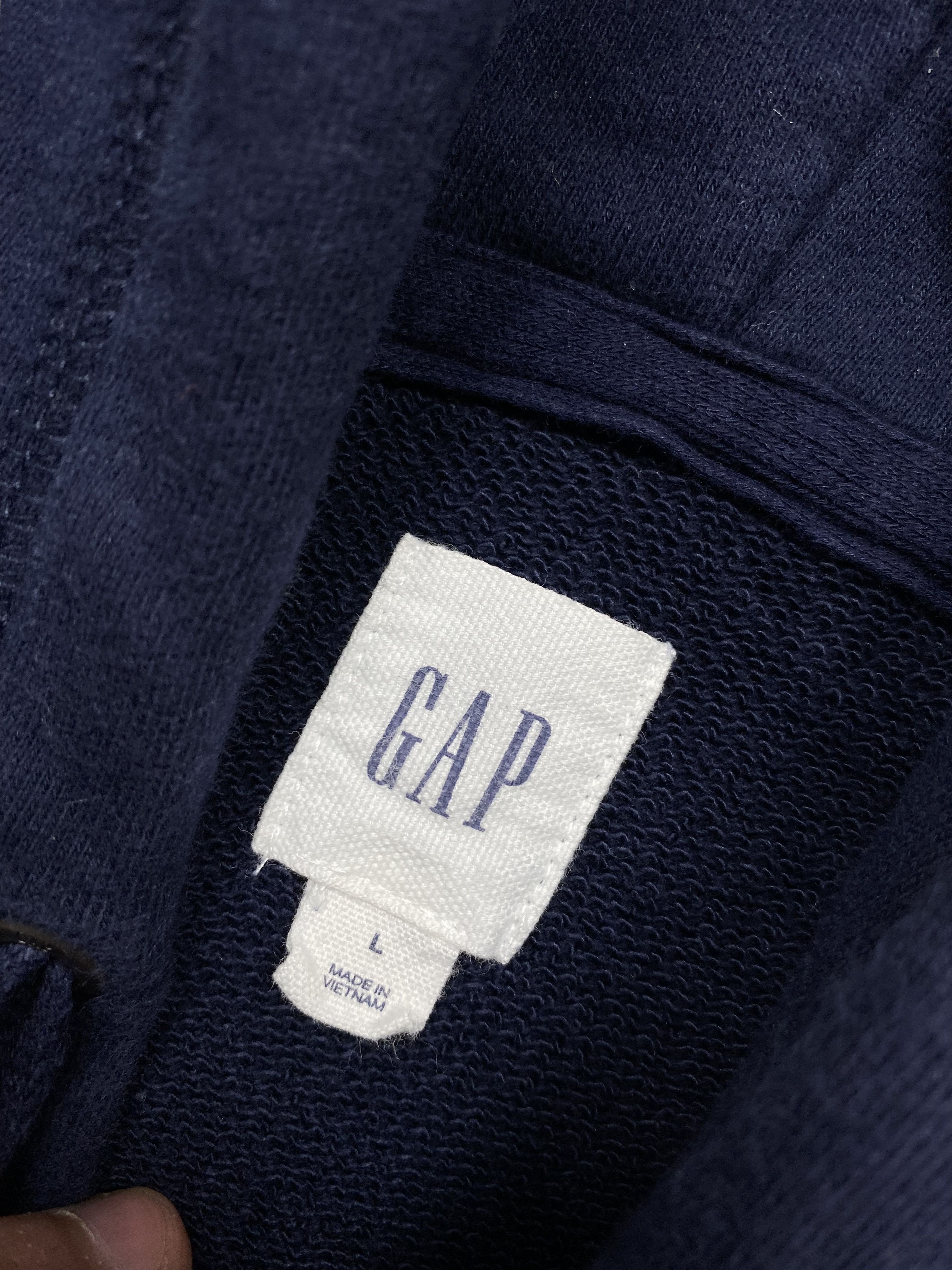 Gap Gap Vintage Mens Zip Hoodie Size US L / EU 52-54 / 3 - 4 Thumbnail