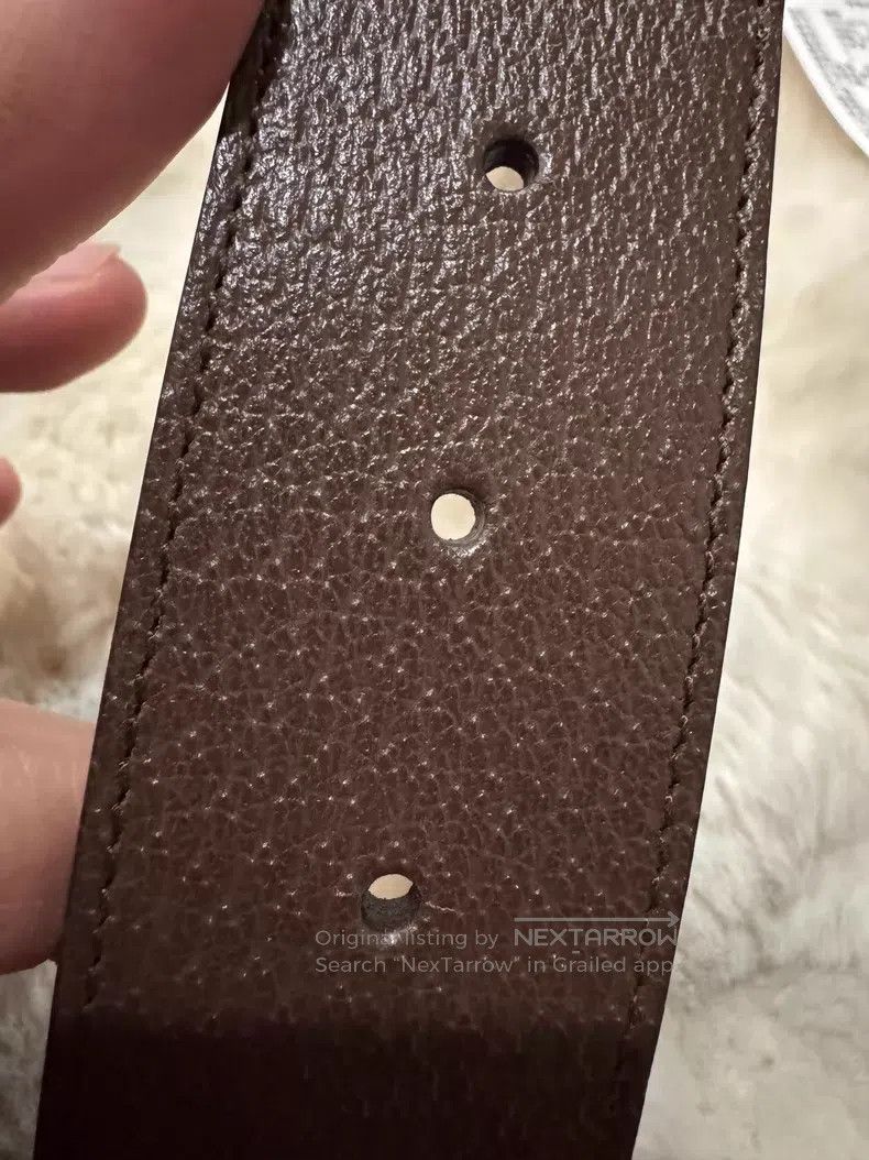 Saint Laurent Paris Saint Laurent Paris size 75 Double G Logo Printed Leather B Size ONE SIZE - 9 Thumbnail