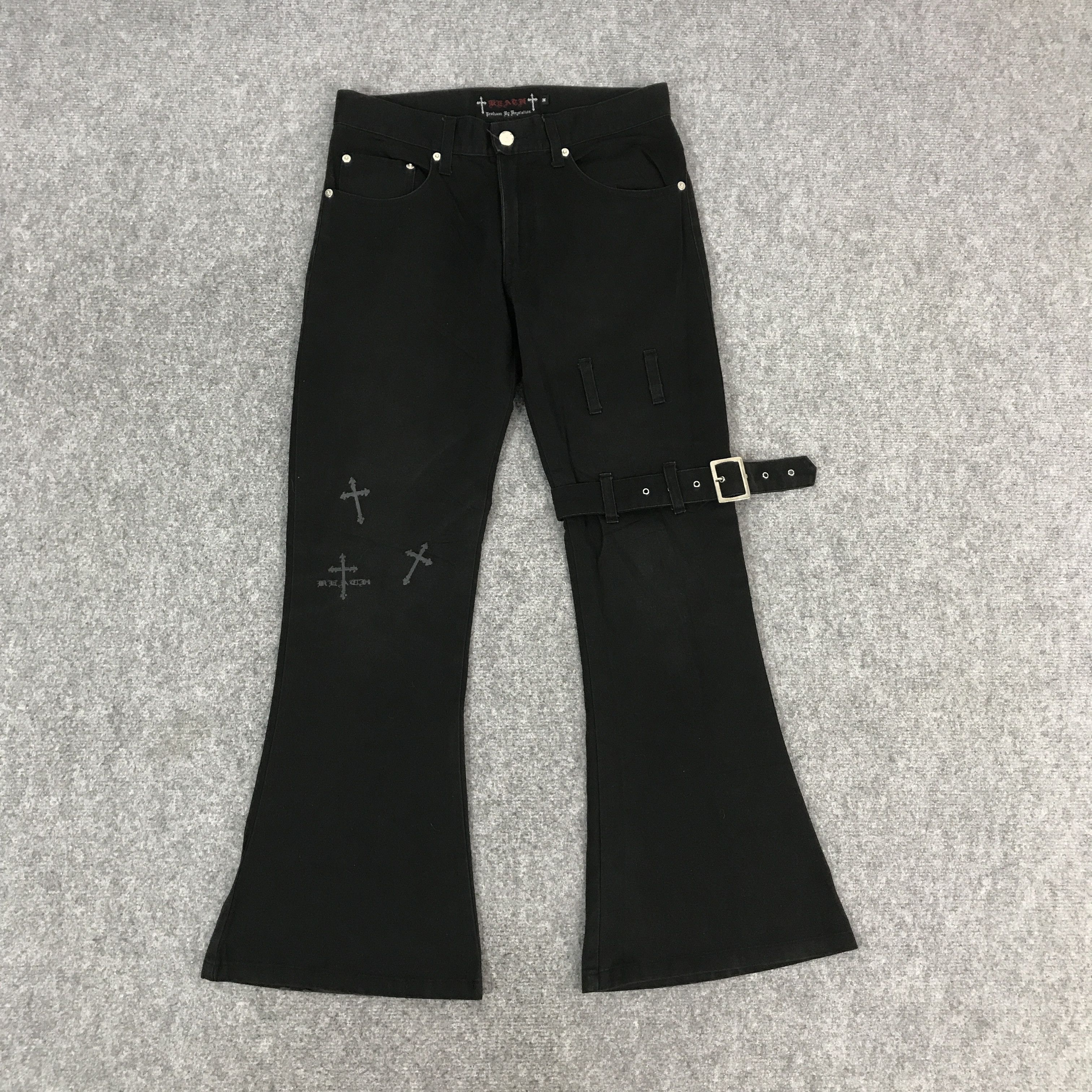 Japanese Brand JAPANESE BRAND FLARED DESIGN BOOTCUT JEANS Size US 30 / EU 46 - 1 Thumbnail