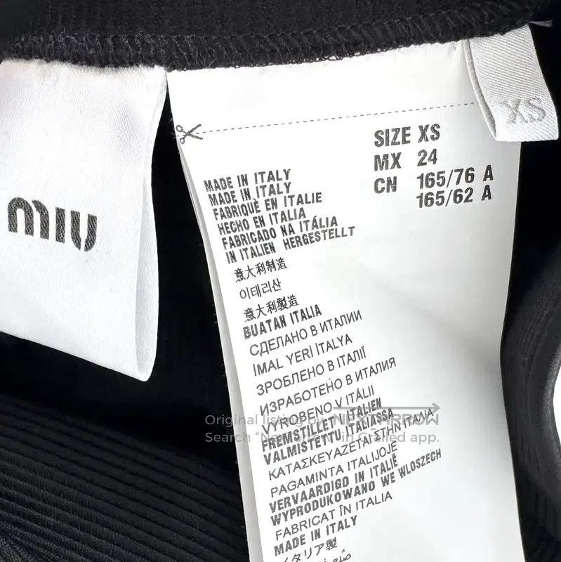 Miu Miu Miu Miu Black Wool Dress with Collar . Size XS / US 0-2 / IT 36-38 - 6 Thumbnail