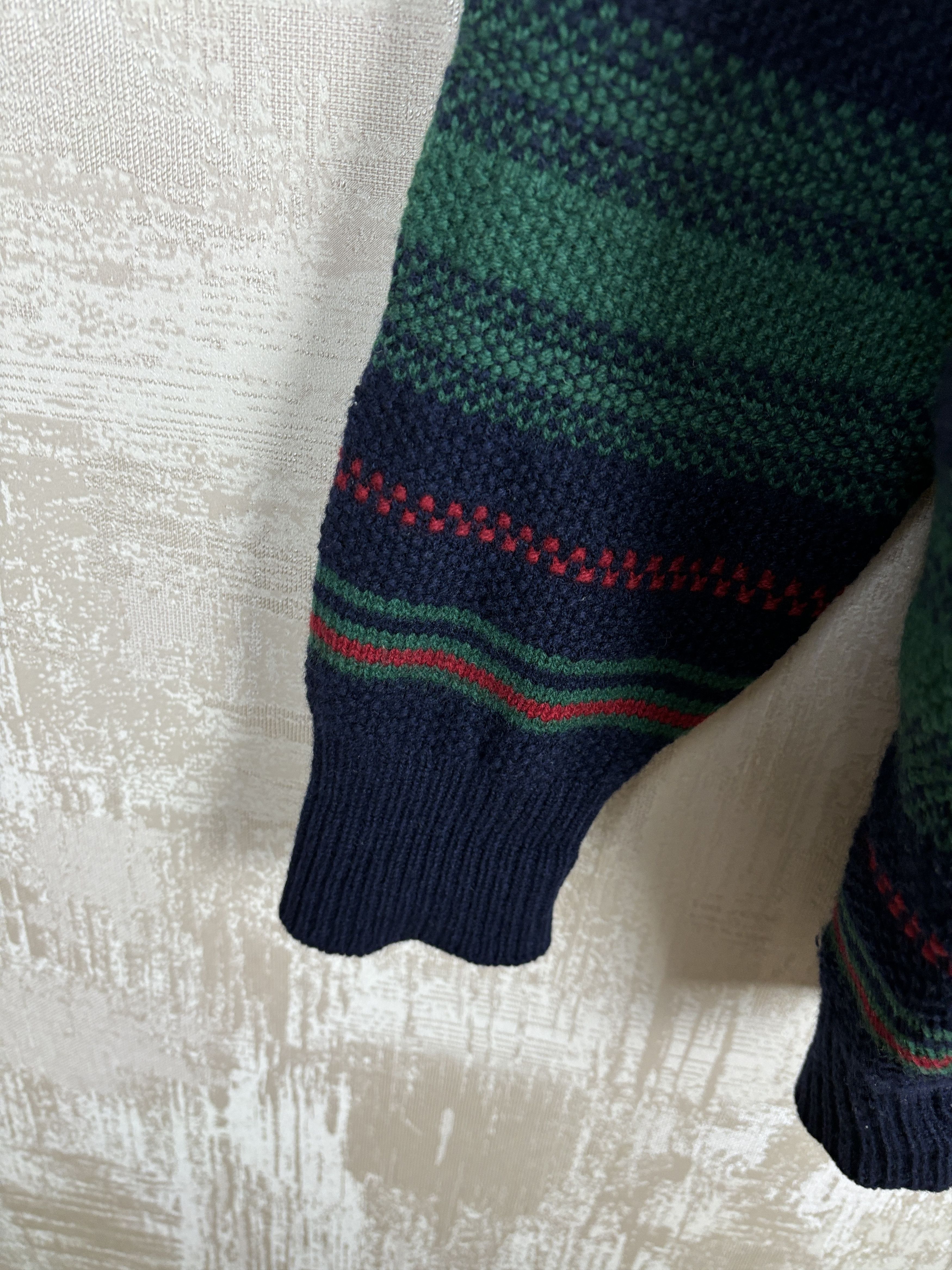 Alan Paine × Vintage Alan Paine Wool Crew Sweater Striped Size UK 40" EU 48 Size US L / EU 52-54 / 3 - 6 Thumbnail