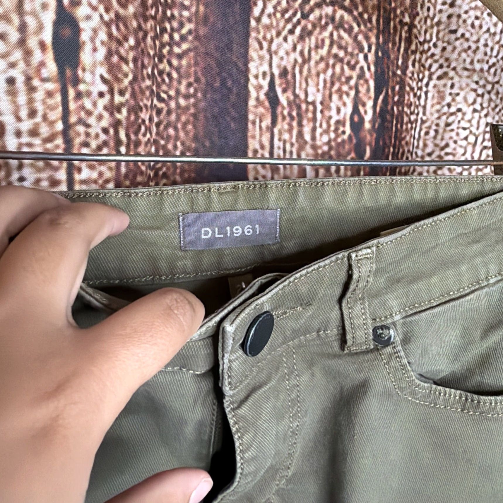DL1961 DL1961 Avery Mens Pants 29x36 Straight Green Modern Size US 29 - 2 Thumbnail
