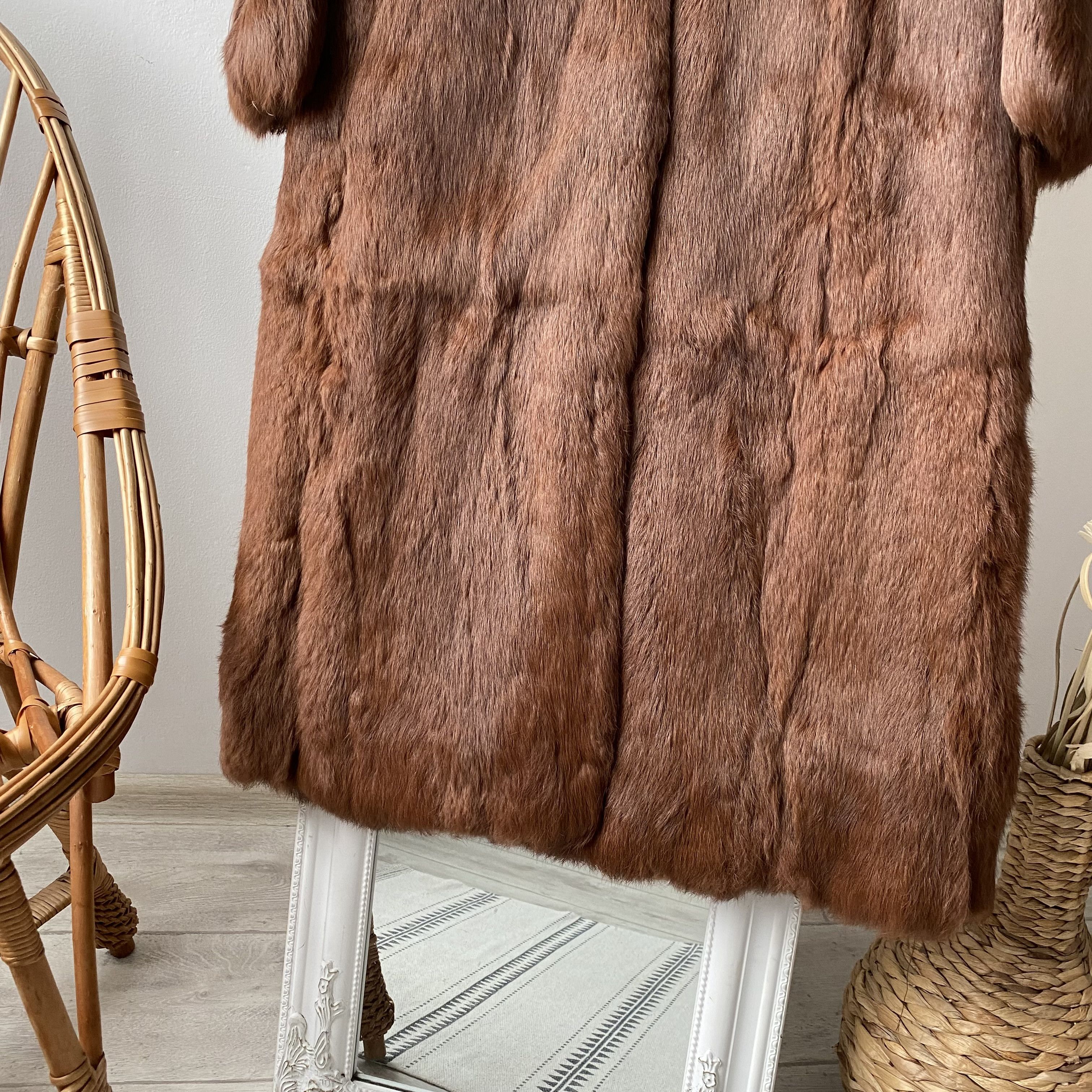 Vintage 80’s Vintage Oldmoney Real Fur Mink Coat Luxury Designer Size S / US 4 / IT 40 - 3 Thumbnail