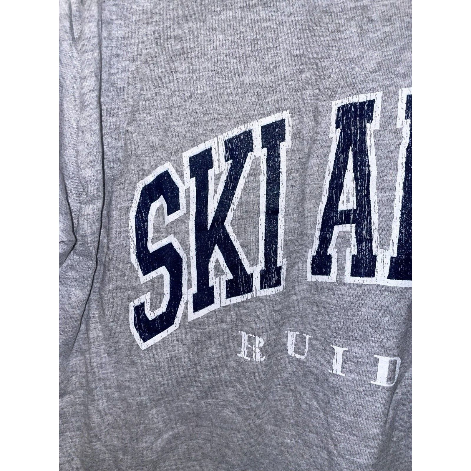 Jerzees Vintage Ski Apache Shirt Ruidoso Skiing Gray Tee VTG 90s M Size US M / EU 48-50 / 2 - 2 Thumbnail