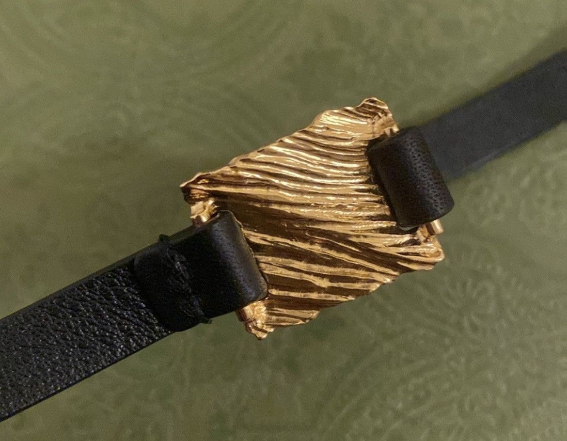 Gucci Gucci metal and leather bracelet Size ONE SIZE - 8 Thumbnail