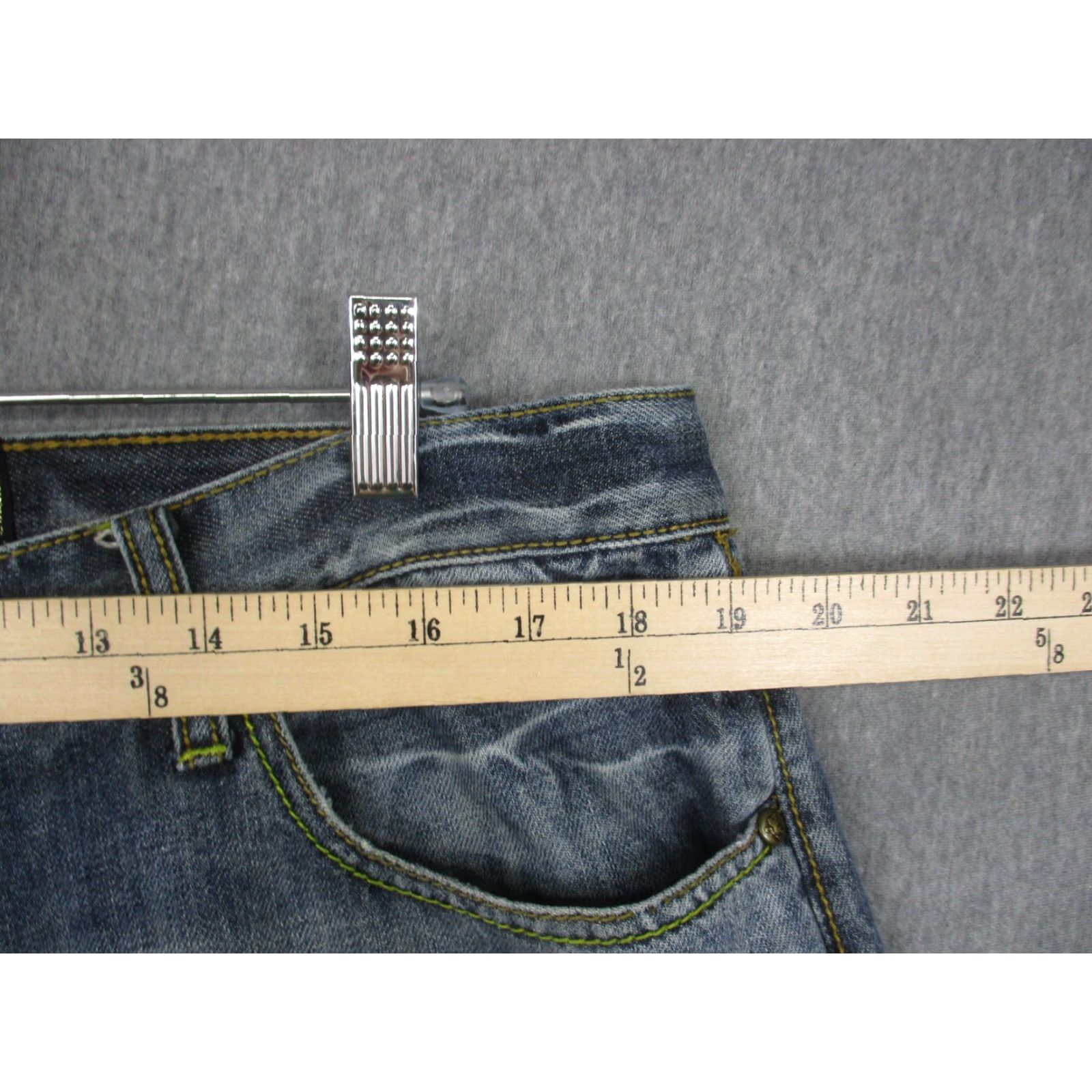 Akademiks Akademiks Jeans Mens 38 Straight Leg Embroidered Back Pockets Distressed Denim 3 Size US 38 / EU 54 - 4 Thumbnail