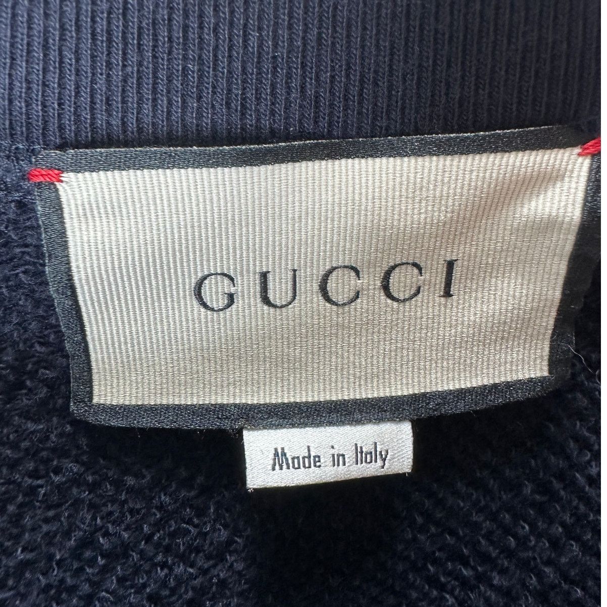 Gucci Gucci Navy Black Tan 3D Teddy Bear Bow Sweater Sweatshirt L Size L / US 10 / IT 46 - 8 Thumbnail