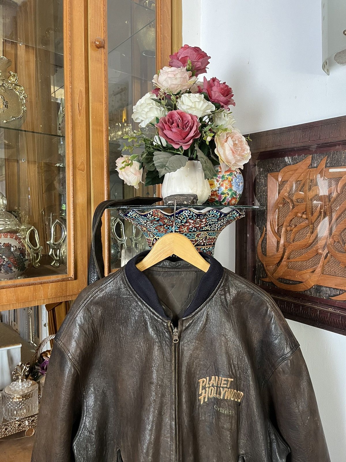 Planet Hollywood 1994 Planet Hollywood Orlando,USA Reversible Suede Jacket Size US XL / EU 56 / 4 - 13 Thumbnail