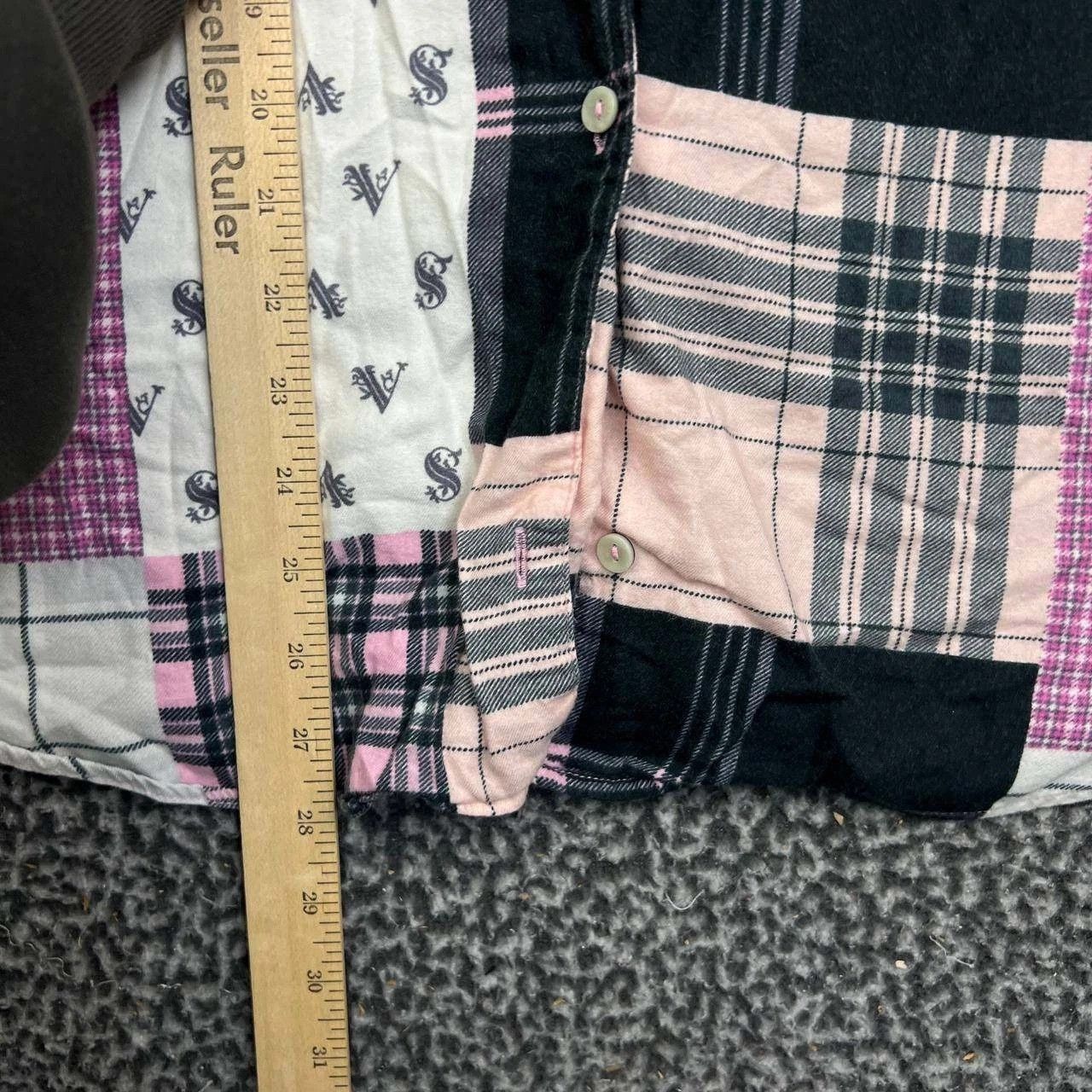 Victoria's Secret Victoria's Secret Pajama Top Women Flannel Button Up XL Size XL / US 12-14 / IT 48-50 - 6 Thumbnail