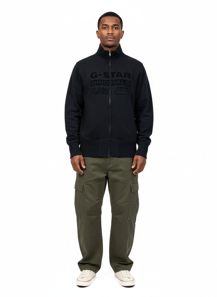 G-Star G-Star RAW Velur Logo Streewear Full Zip Hoodie Sweatshirt Size US M / EU 48-50 / 2 - 2 Thumbnail