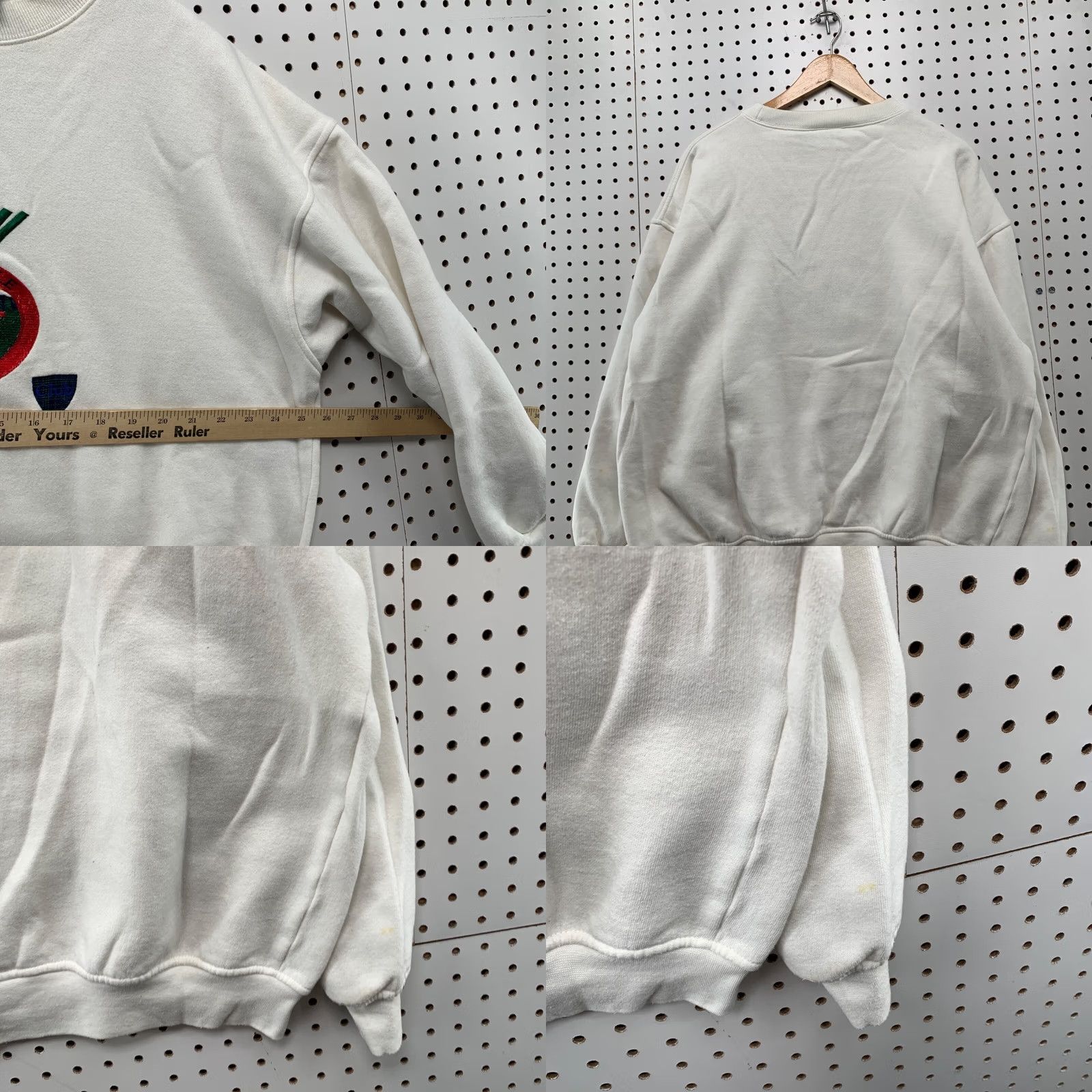 American Eagle Outfitters VINTAGE American Eagle Golf Sweatshirt Men XL White Embroidered 90s Size US XL / EU 56 / 4 - 9 Thumbnail