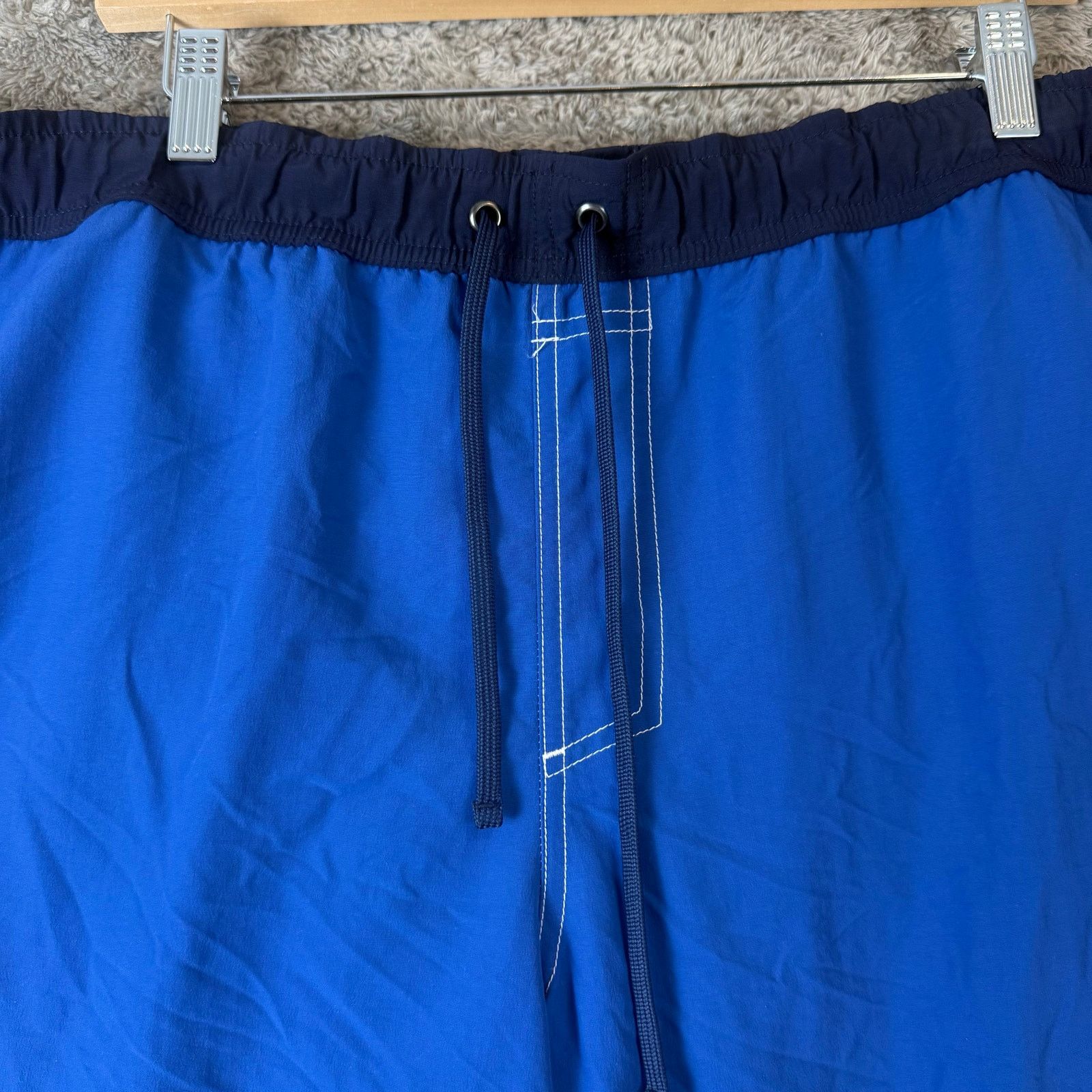 L.L. Bean LL Bean Blue Black Cargo Swim Trunks Shorts Men Swimsuit XL Size US 38 / EU 54 - 3 Thumbnail