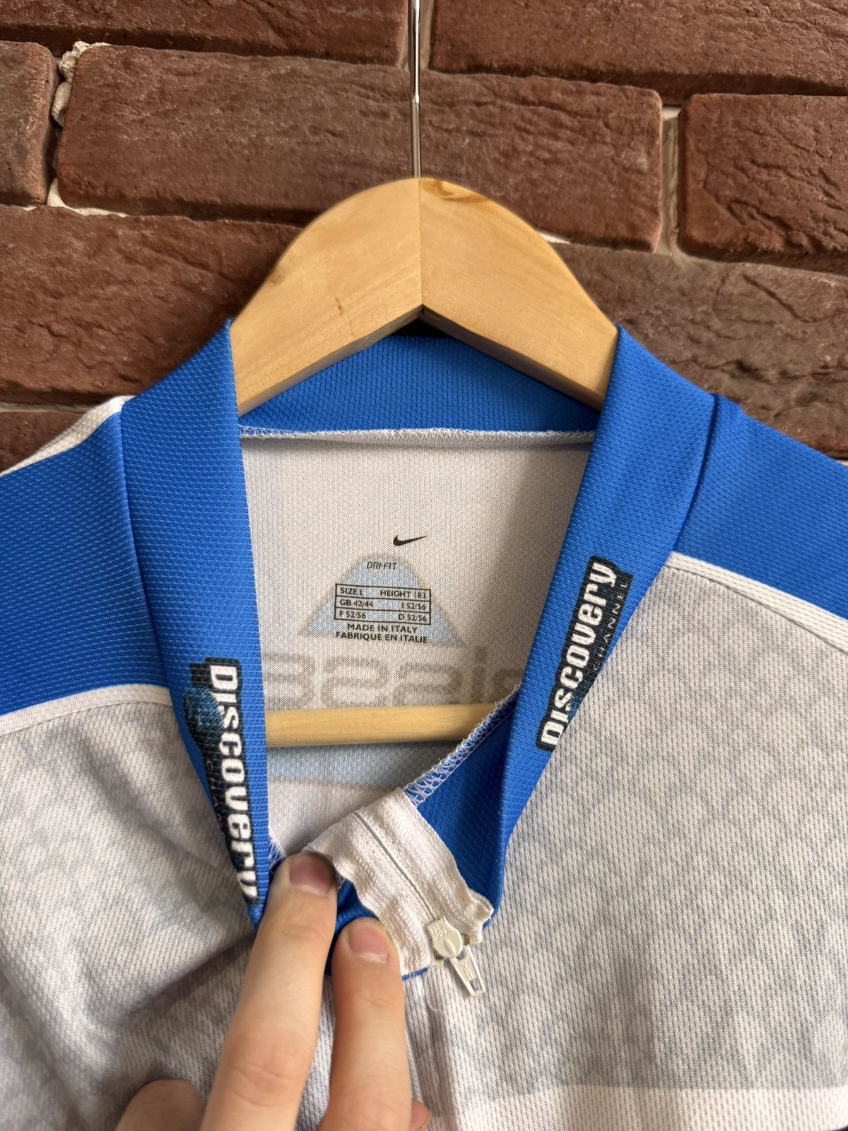 Nike rare 00s Nike Trek Team Discovery Channel Cycling Jersey Size US L / EU 52-54 / 3 - 8 Thumbnail