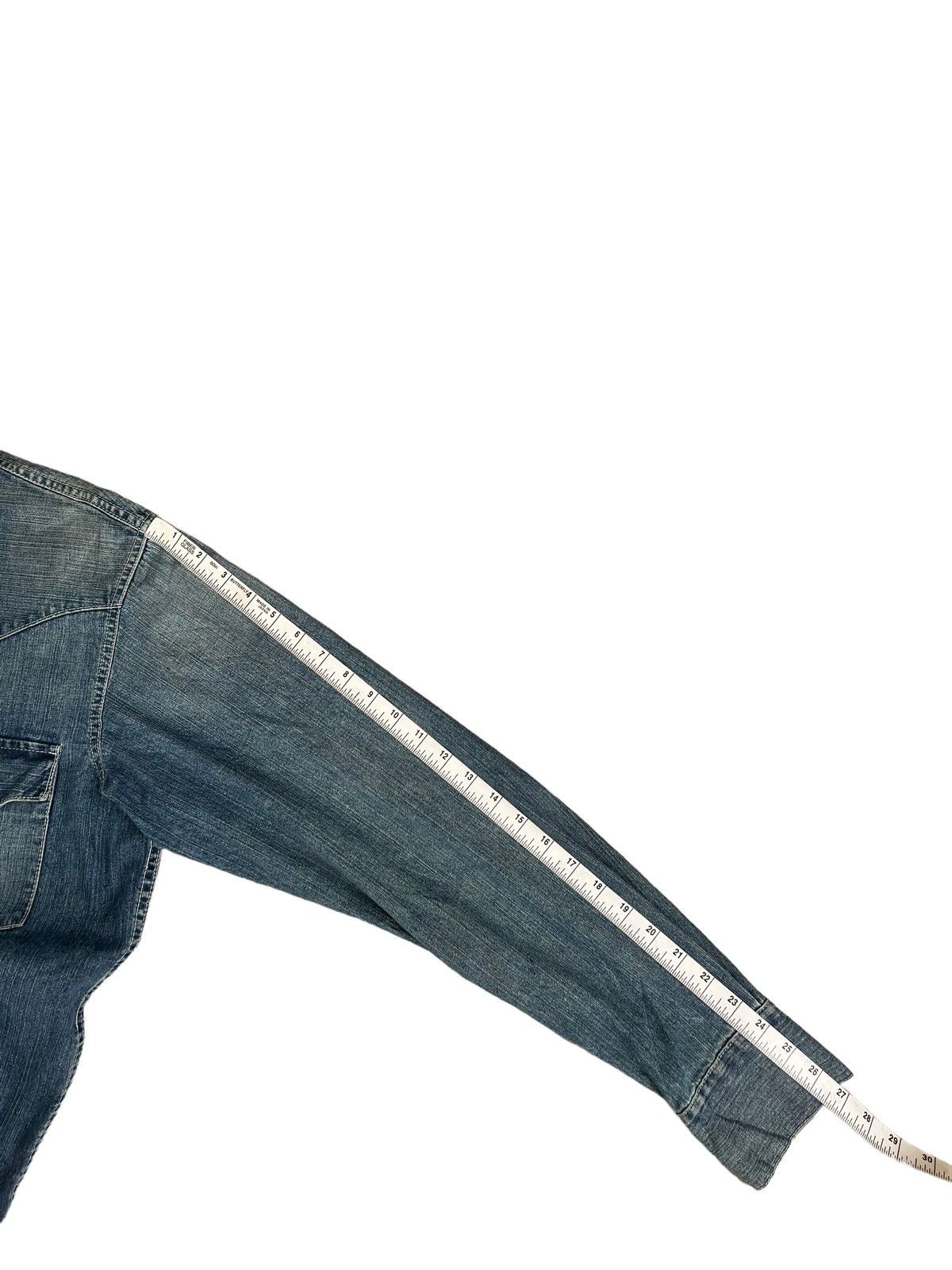 Levi's Vintage 2005 Levi’s Red Tab Faded Mud Denim Western Shirt Size US L / EU 52-54 / 3 - 4 Thumbnail