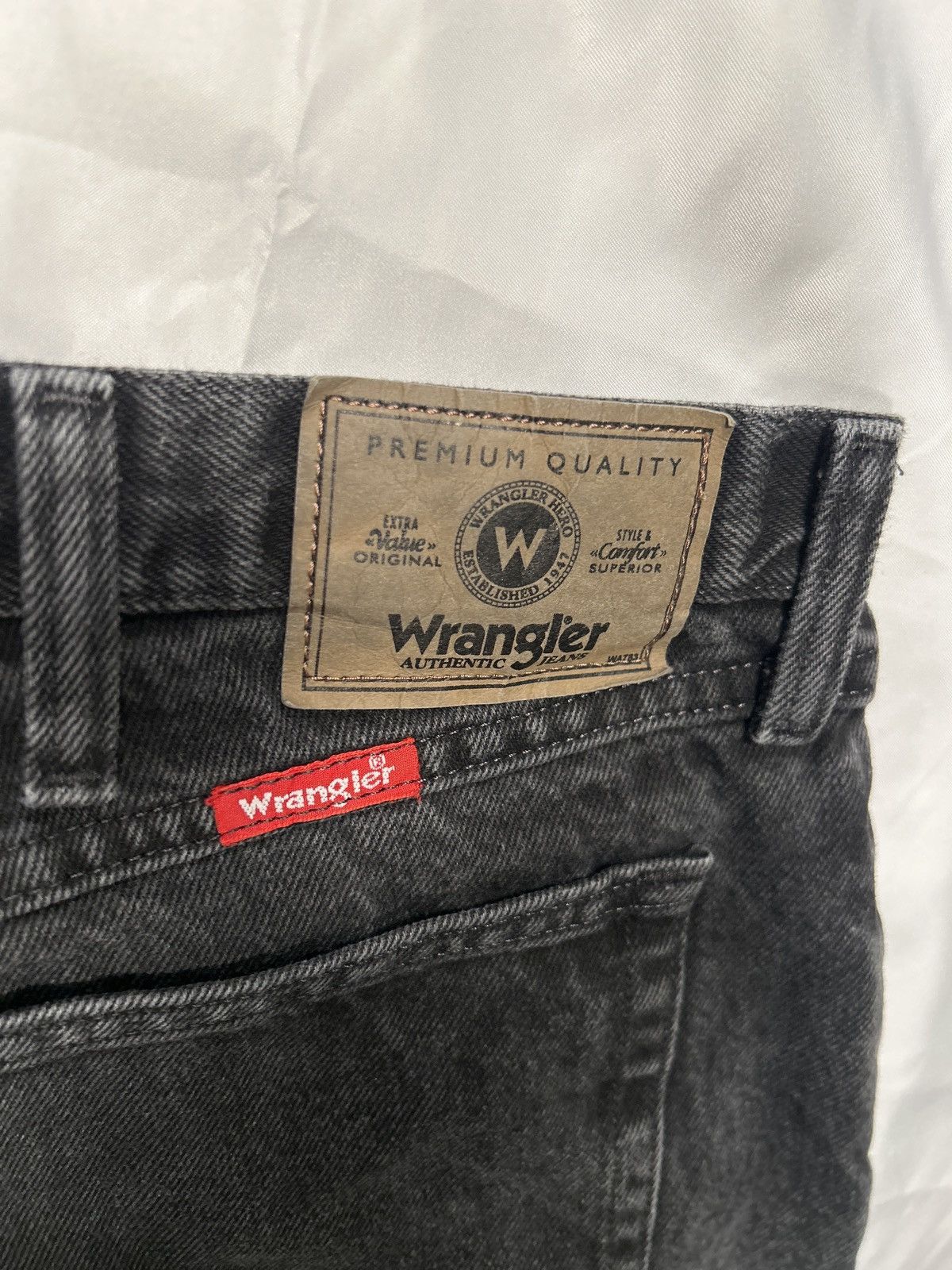 Wrangler Baggy Black Wrangler Jeans Size US 40 / EU 56 - 3 Thumbnail