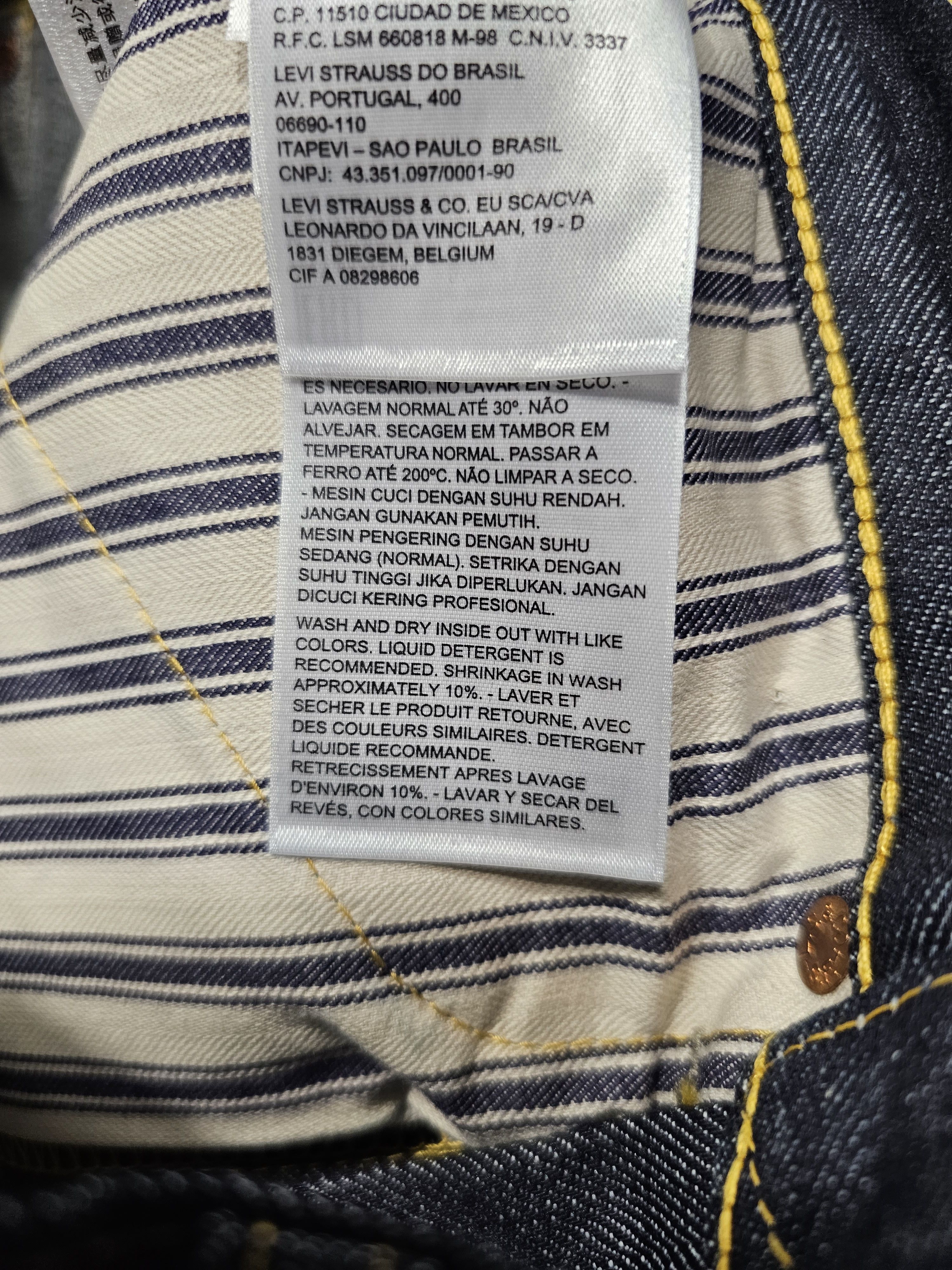 Levi's Vintage Clothing LVC Levi's Vintage Clothing 1944 501 W28L32 Selvedge Big E Size 28" / US 6 / IT 42 - 10 Thumbnail