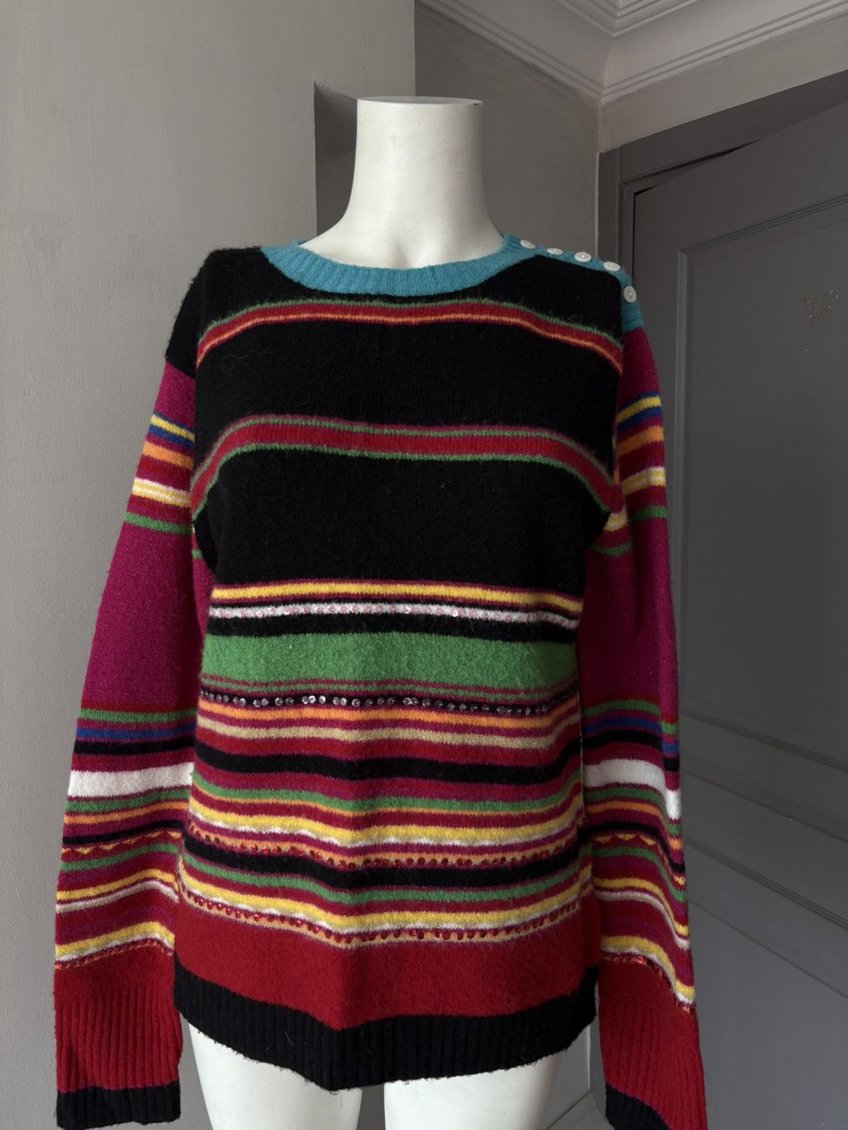 Vintage Derhy jumper Size L / US 10 / IT 46 - 14 Thumbnail