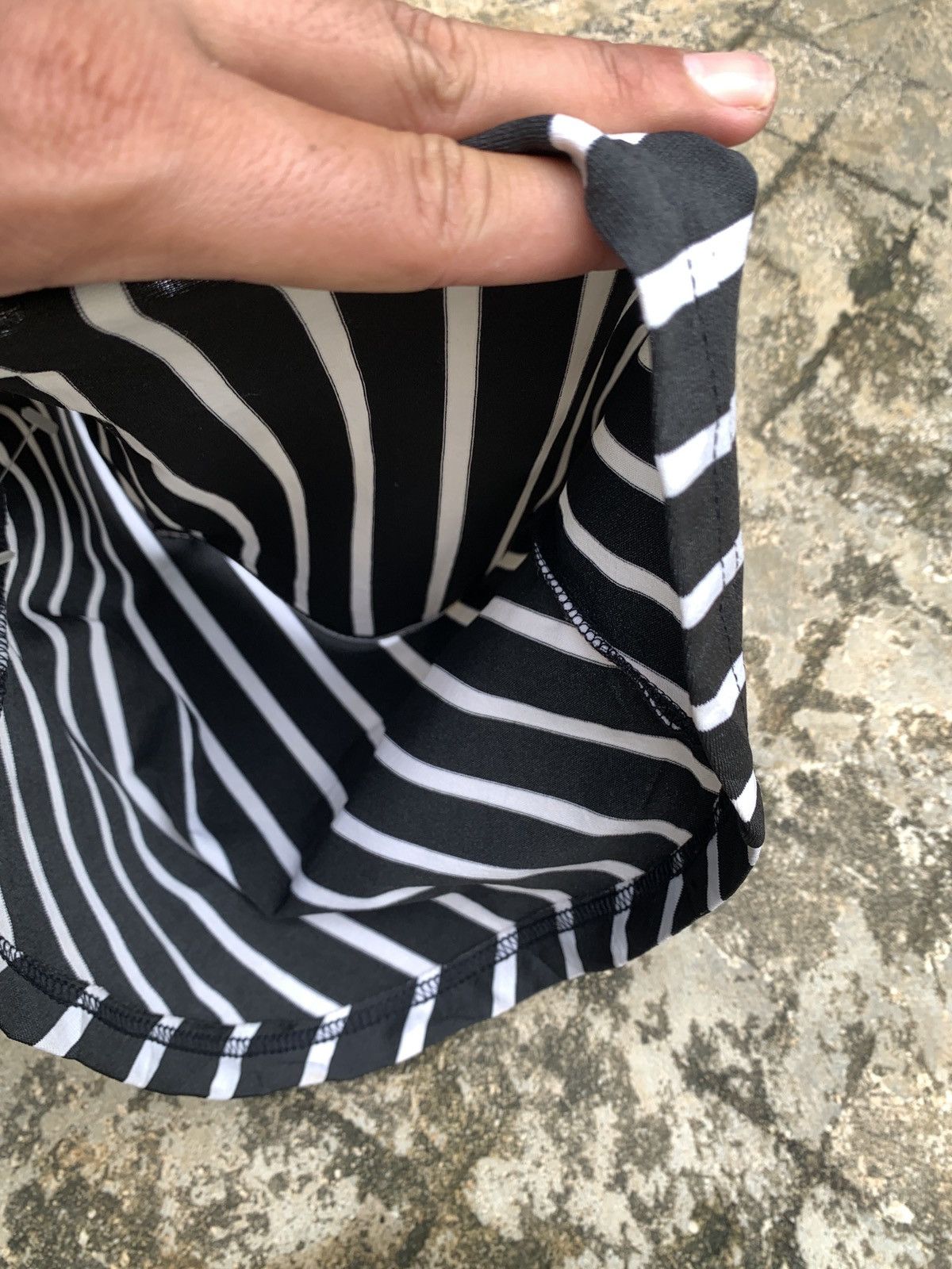 Custommade y2k Unknown Pin Stripes One Shoulder Asymmetrical Tanktop Size S / US 4 / IT 40 - 9 Thumbnail
