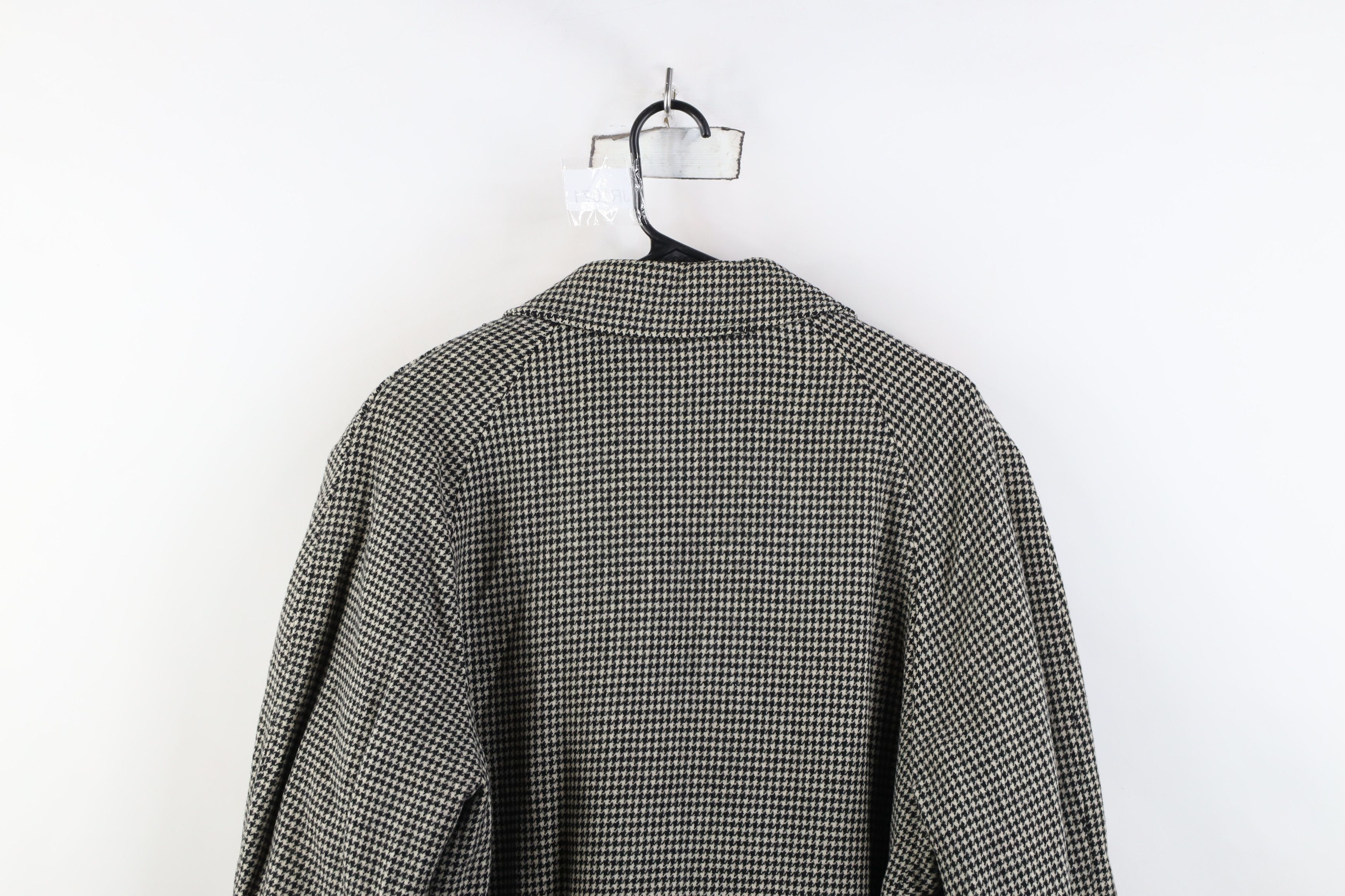 Vintage Vintage 50s Streetwear Houndstooth Double Breasted Jacket Size US XL / EU 56 / 4 - 13 Thumbnail