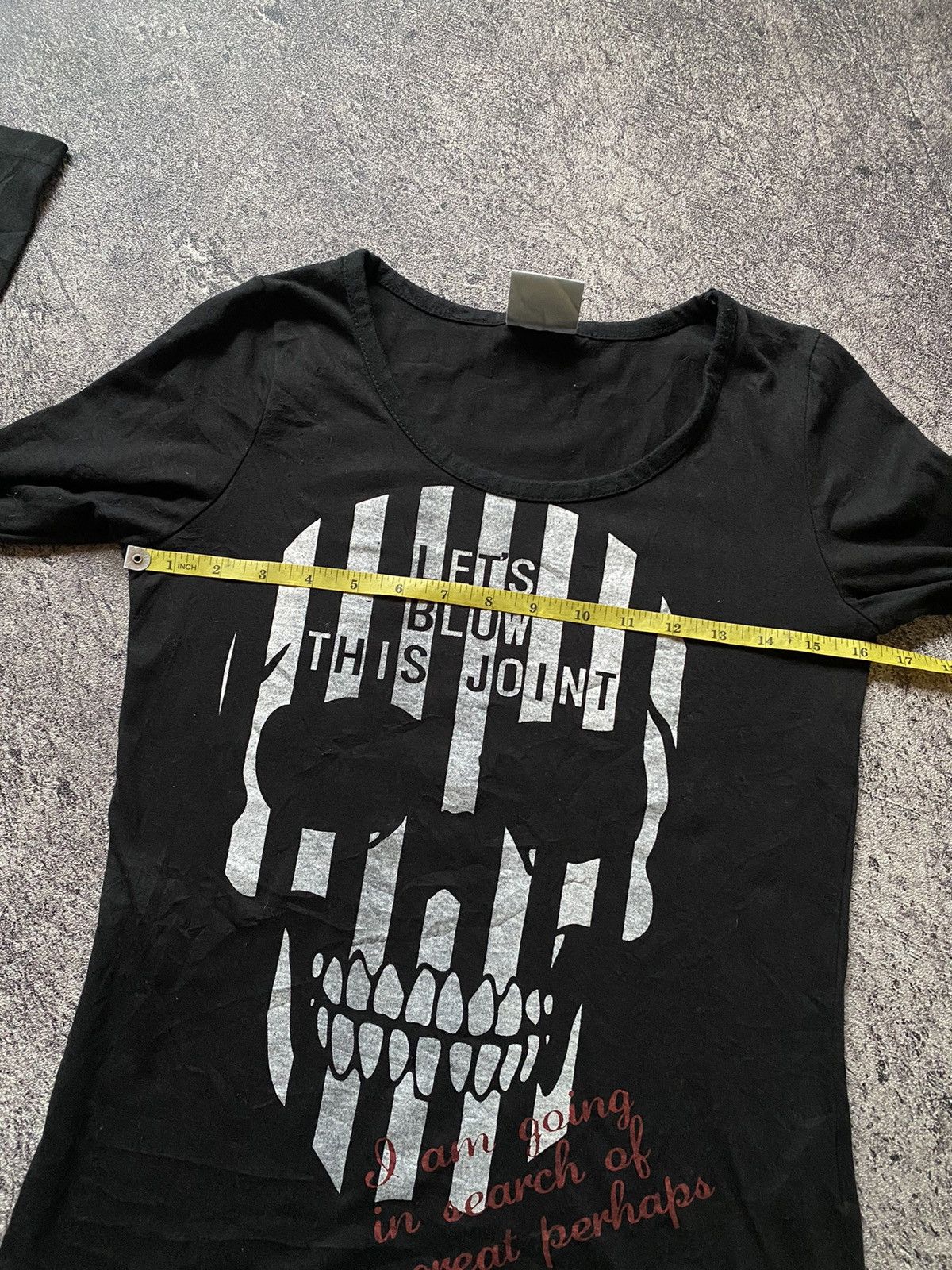 Hysteric Glamour Y2k skull ifsixwasnine punk longsleeve Size US S / EU 44-46 / 1 - 6 Thumbnail