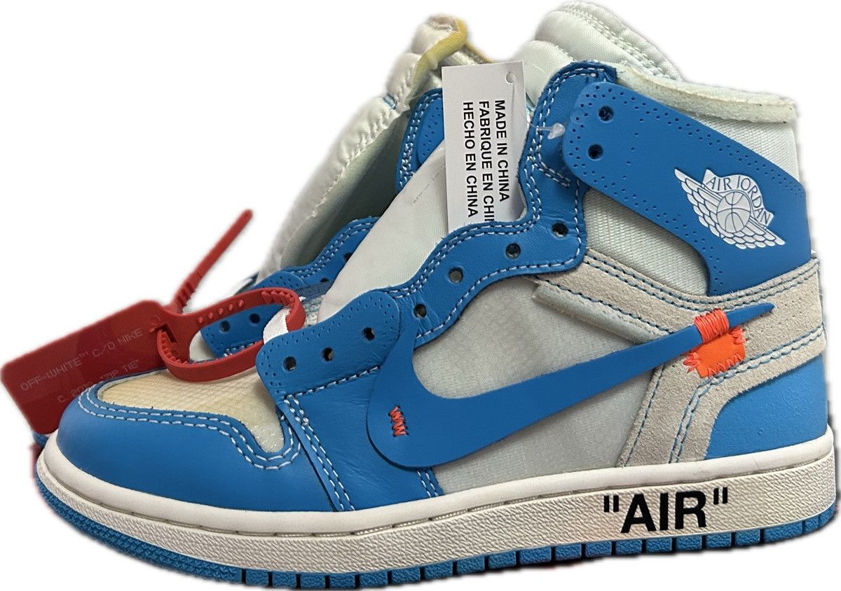 Jordan Brand × Off-White Jordan X OFF-WHITE Air Jordan 1 RETRO OG "UNC" Size US 5.5 / IT 35.5 - 2 Thumbnail